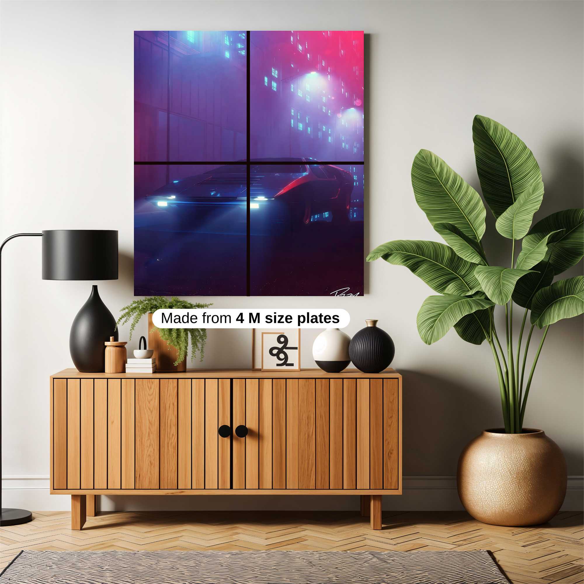 Neon Drift Safe Wall Magnetic / M