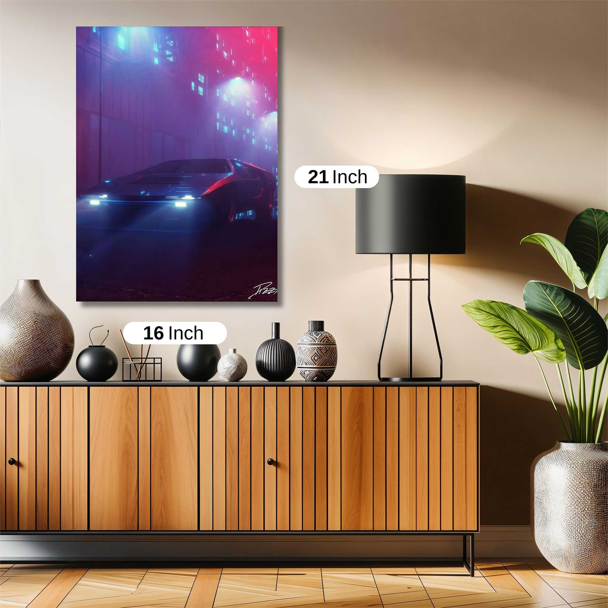 Neon Drift Safe Wall Magnetic / M