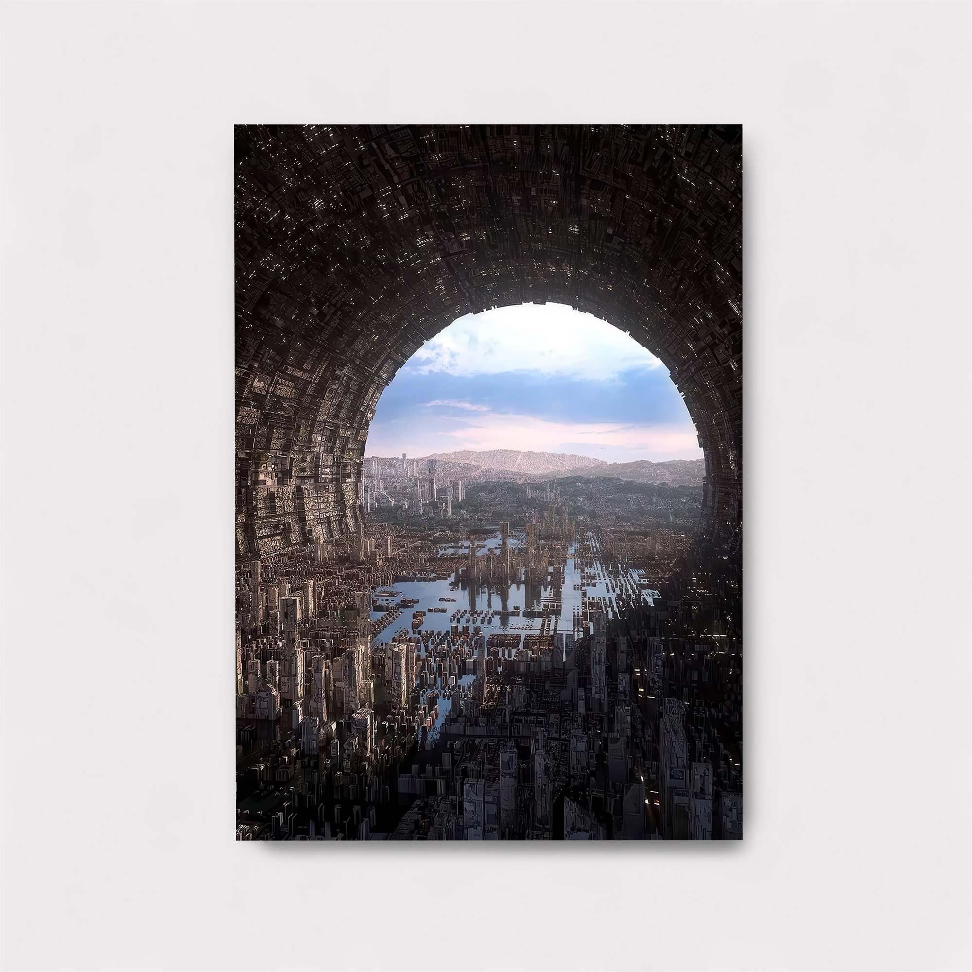 Cityscape Whimsy Safe Wall Magnetic / M