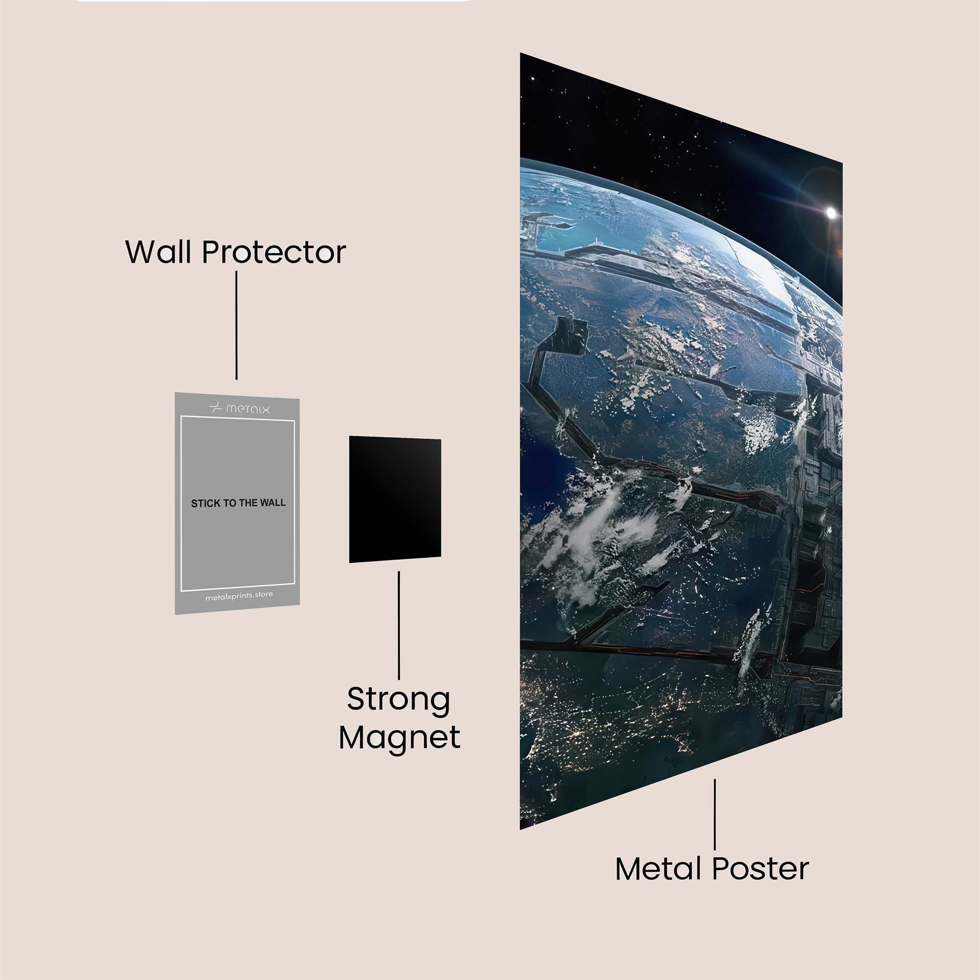 Orbital Serenity Safe Wall Magnetic / M