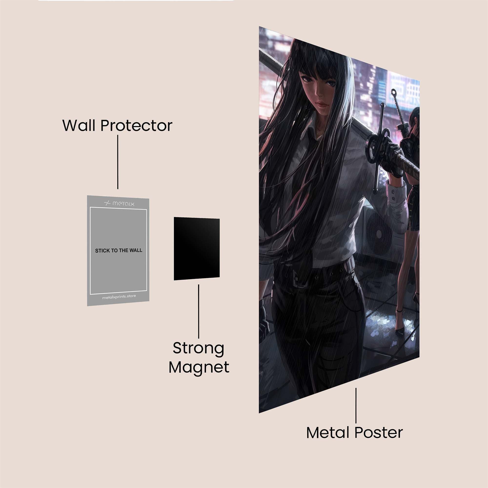 Samurai Serenity Safe Wall Magnetic / M