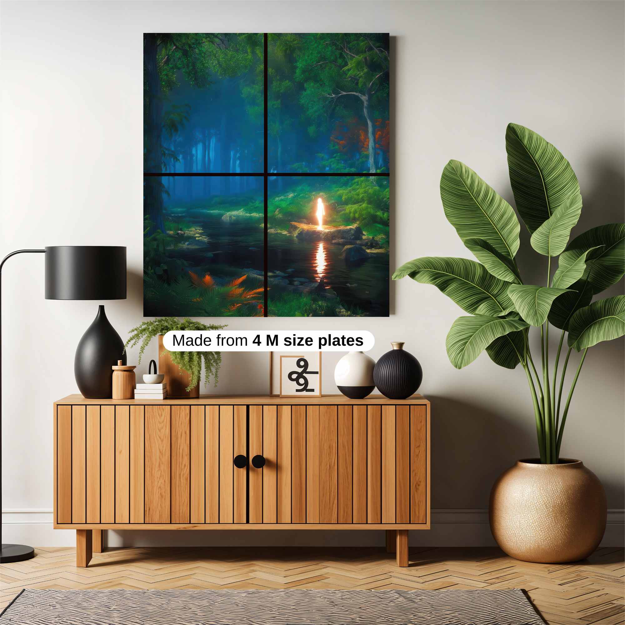 Luminescent Tranquility Safe Wall Magnetic / M