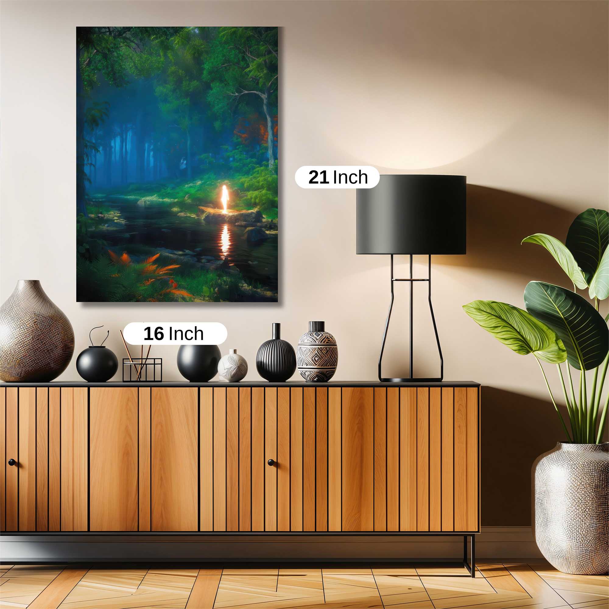 Luminescent Tranquility Safe Wall Magnetic / M