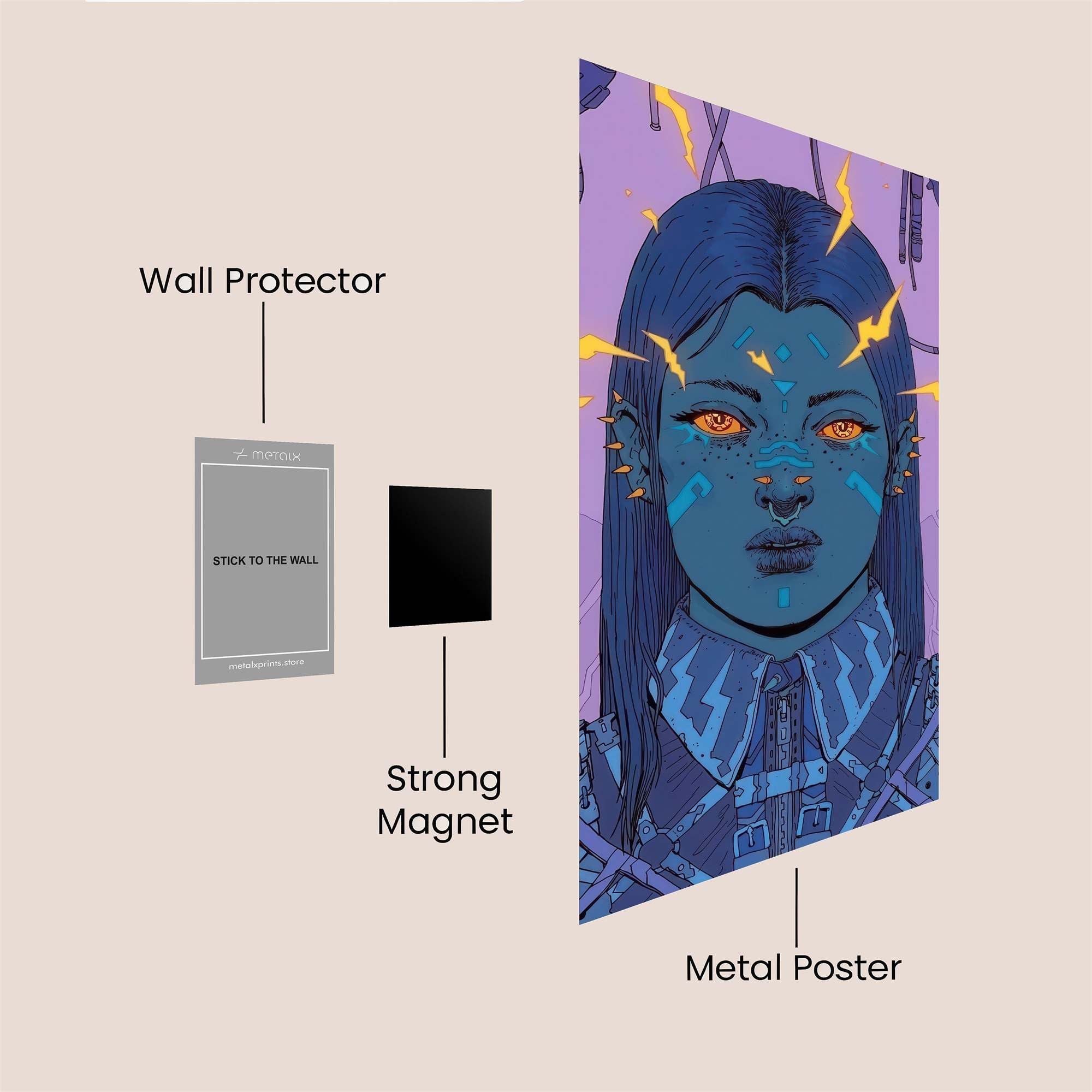 Electric Enigma Safe Wall Magnetic / M