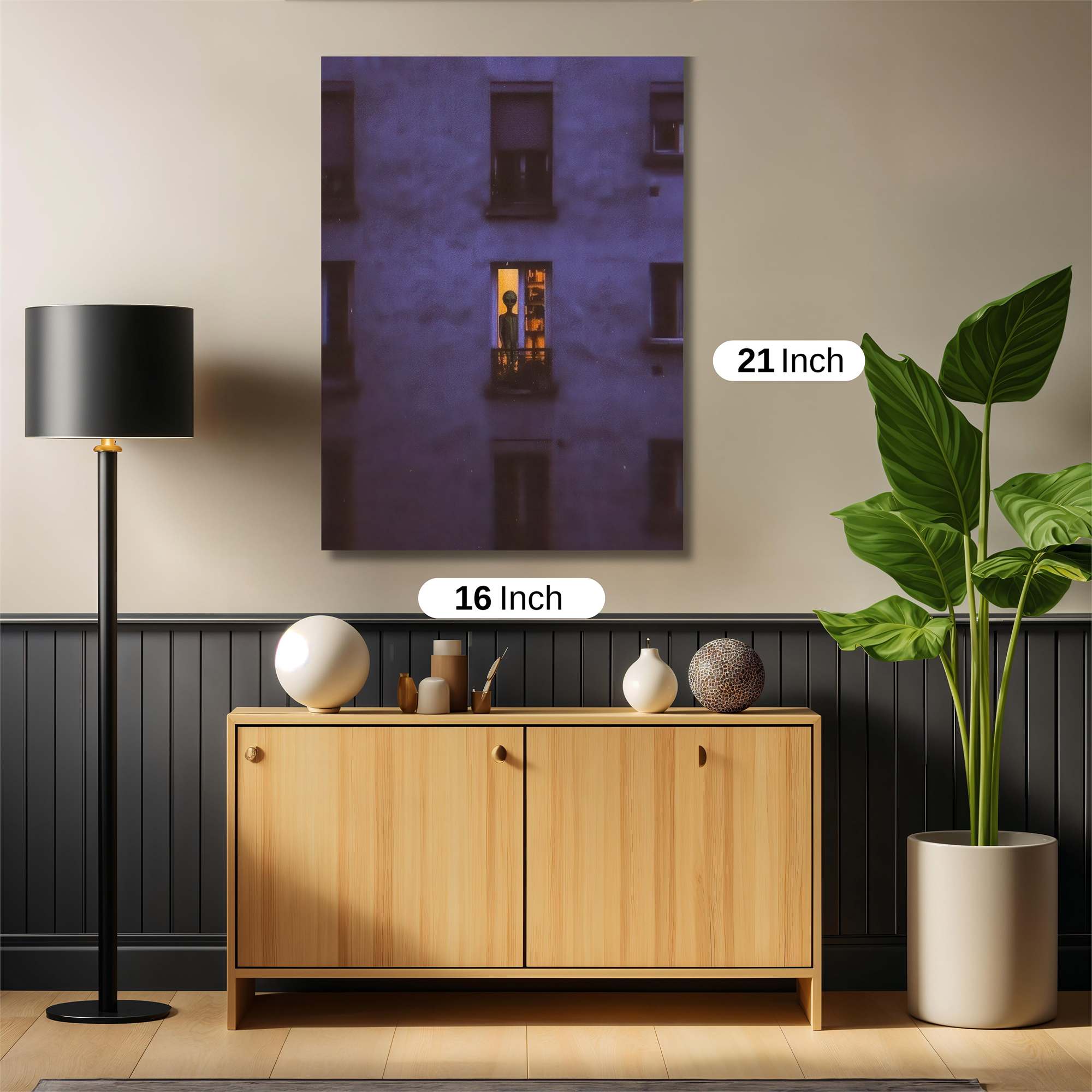 Window Solitude Safe Wall Magnetic / M