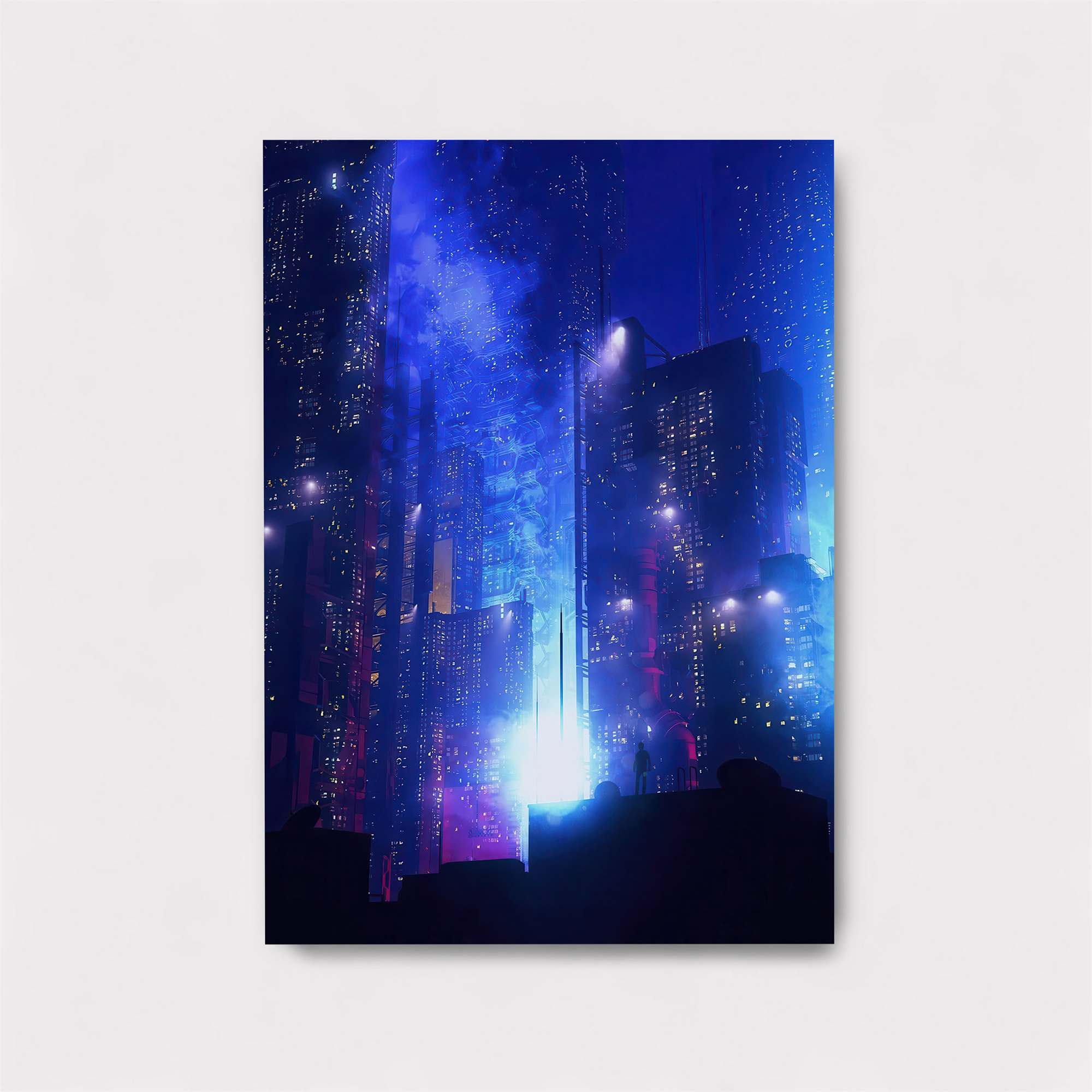 Neon Dreamscape Safe Wall Magnetic / M