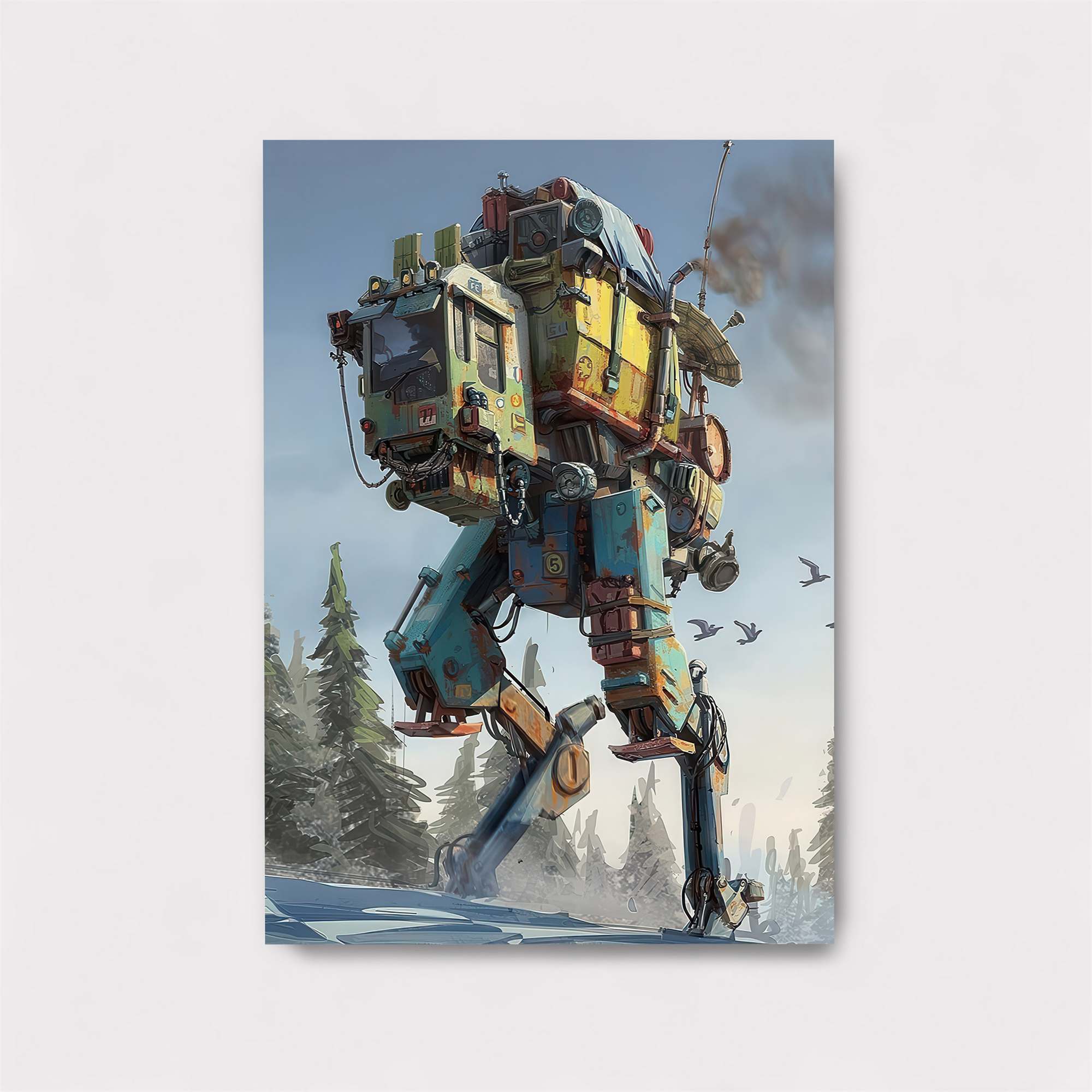 Mech Wanderlust Safe Wall Magnetic / M