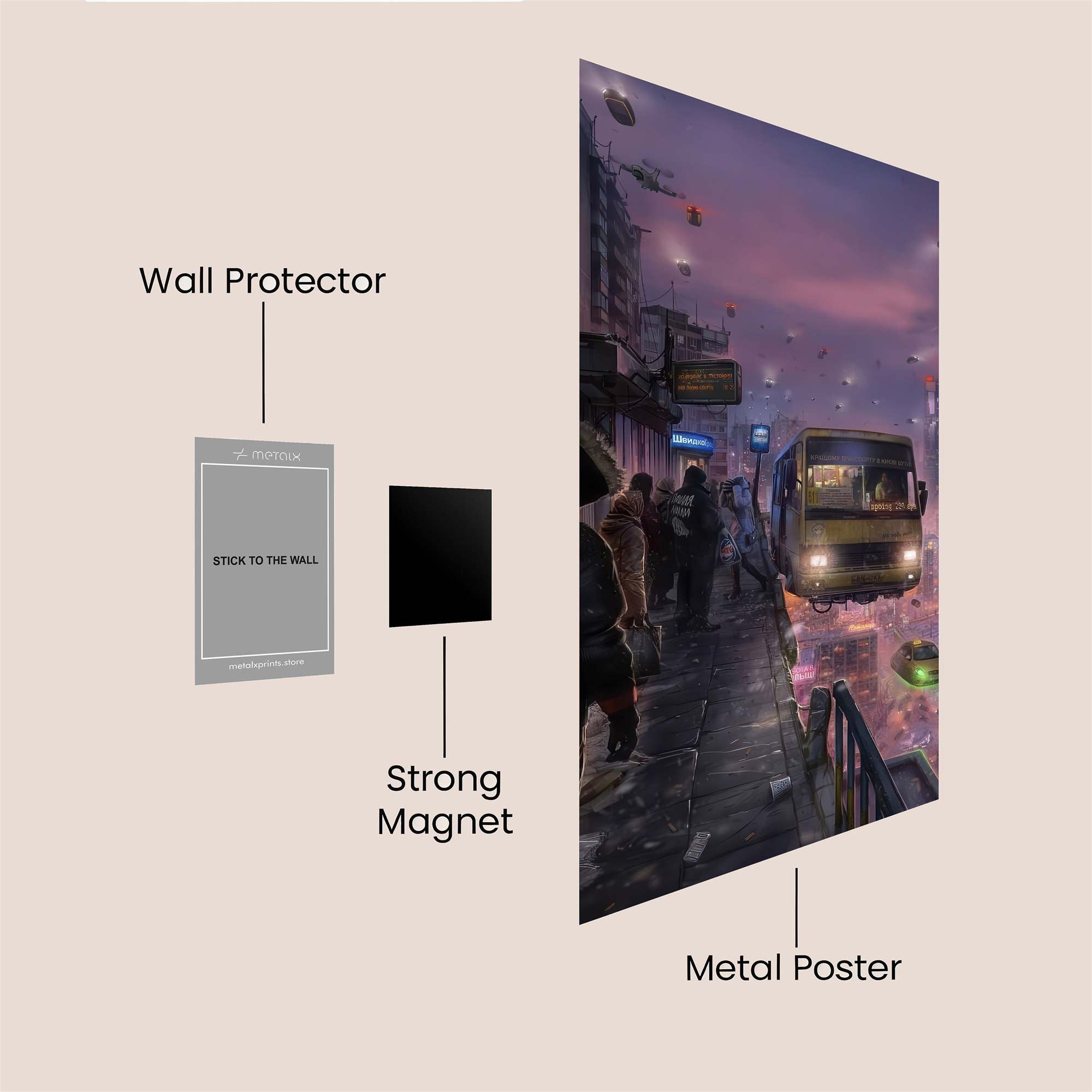 Future Voyage Safe Wall Magnetic / M