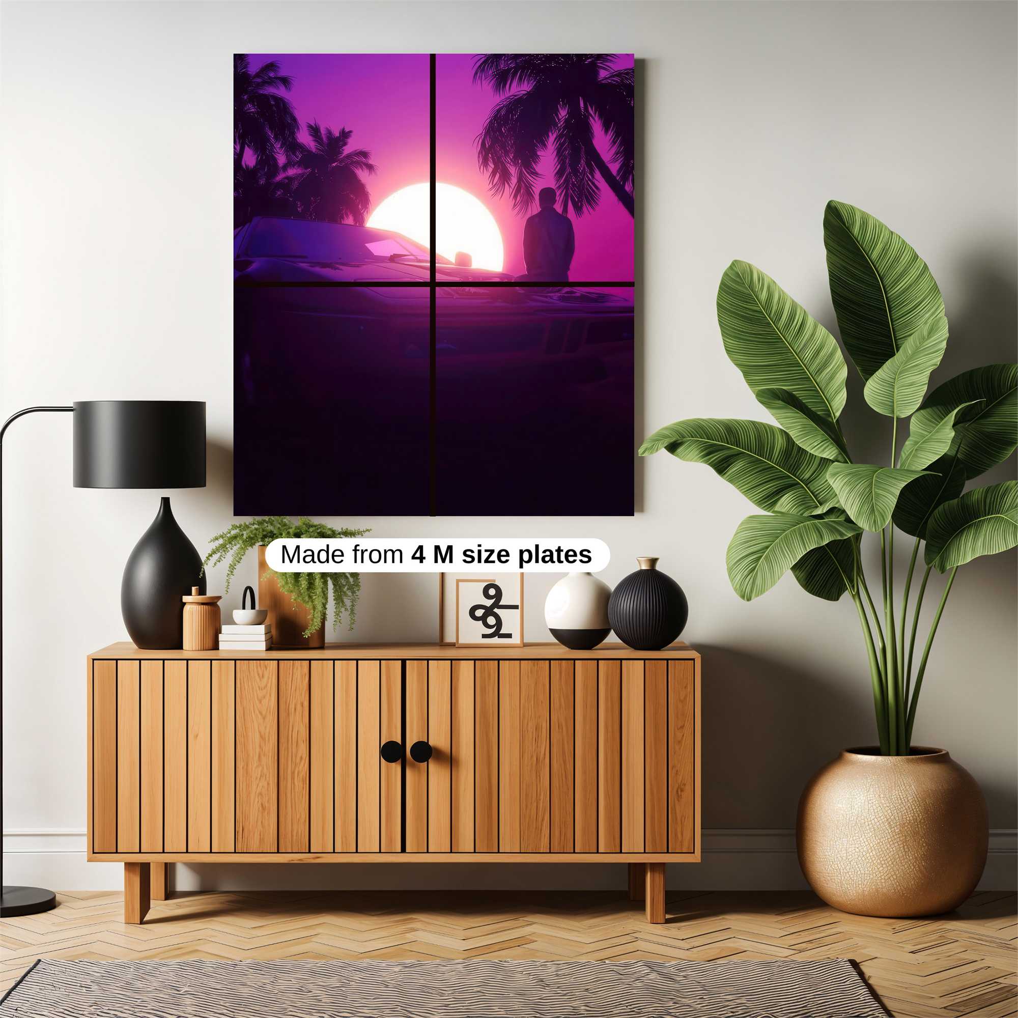Sunset Vibes Safe Wall Magnetic / M