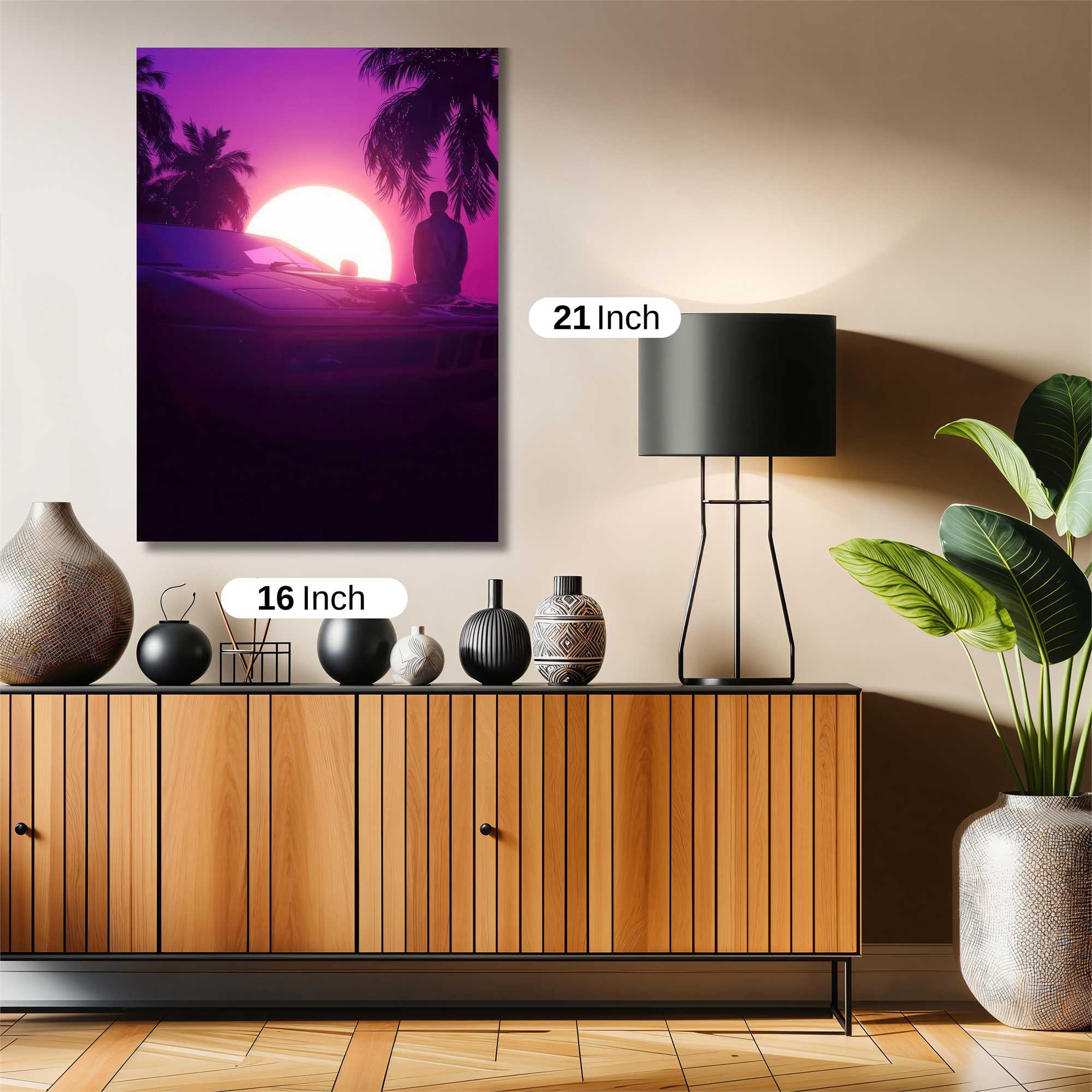 Sunset Vibes Safe Wall Magnetic / M