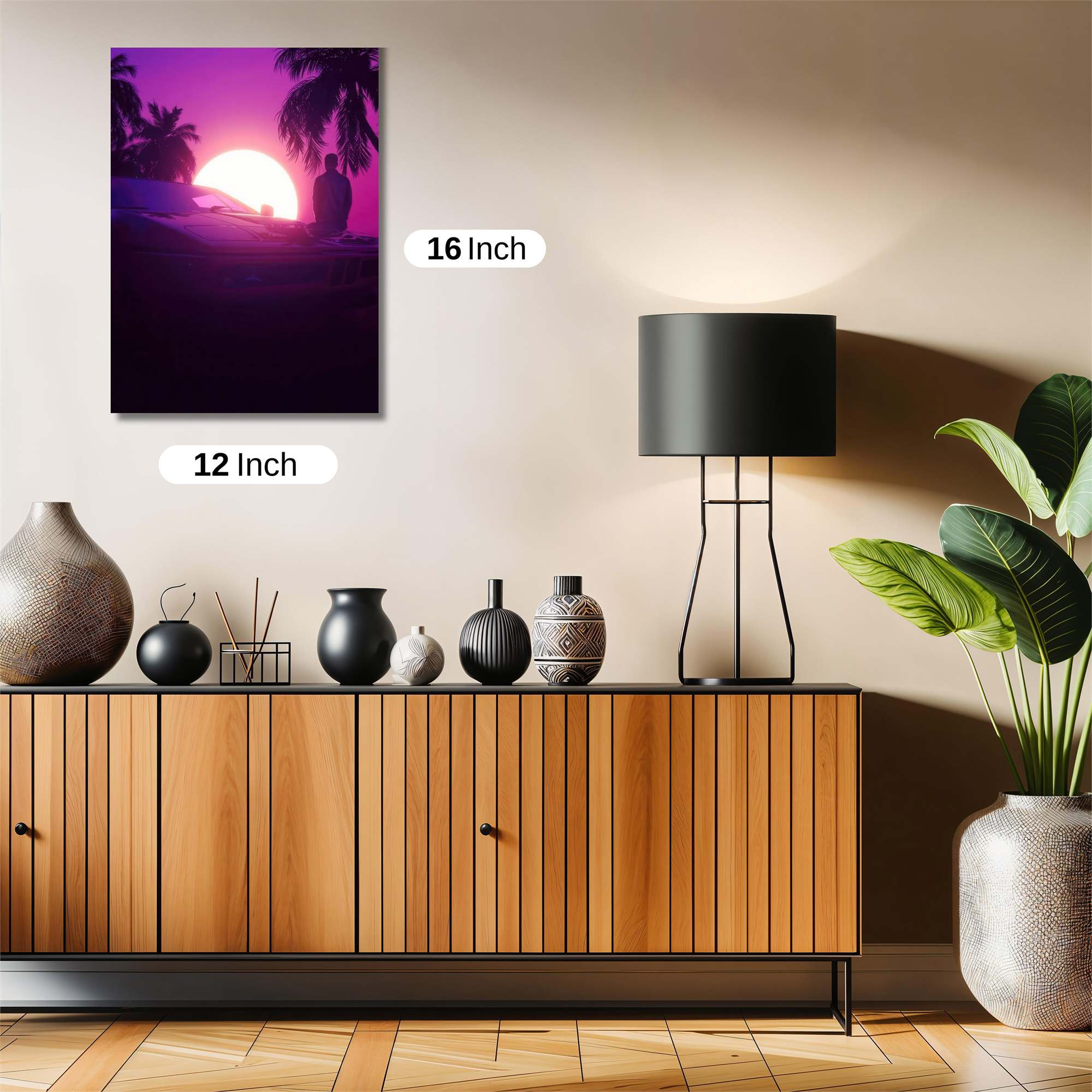 Sunset Vibes Safe Wall Magnetic / M