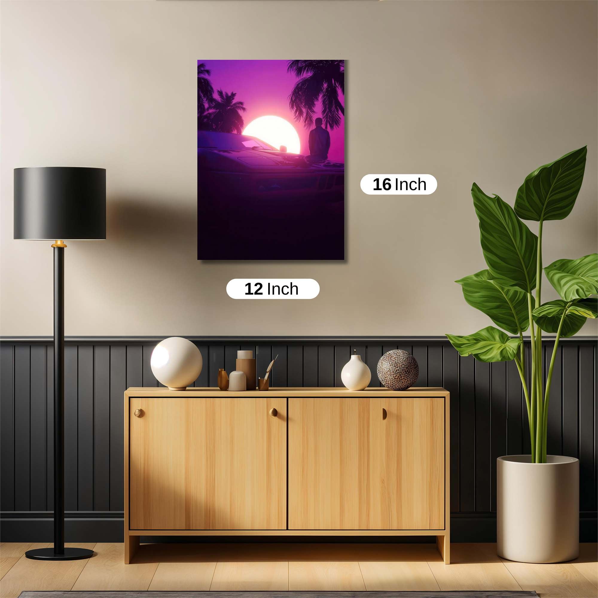 Sunset Vibes Safe Wall Magnetic / M
