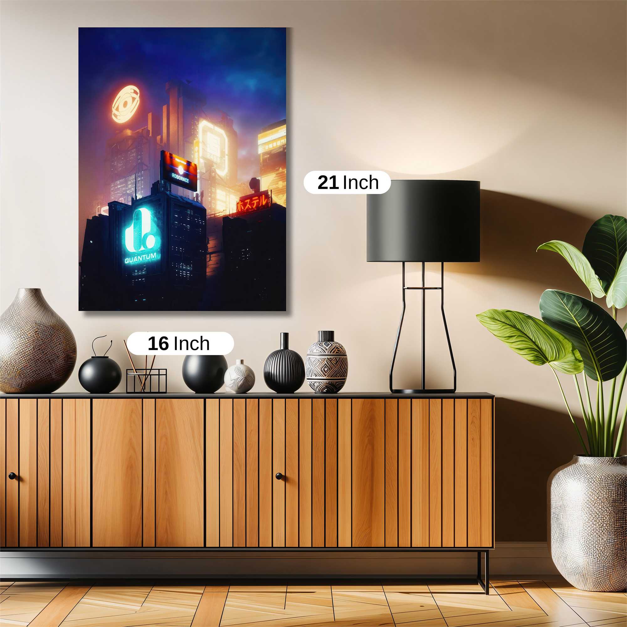 Neon Dreamscape Safe Wall Magnetic / M