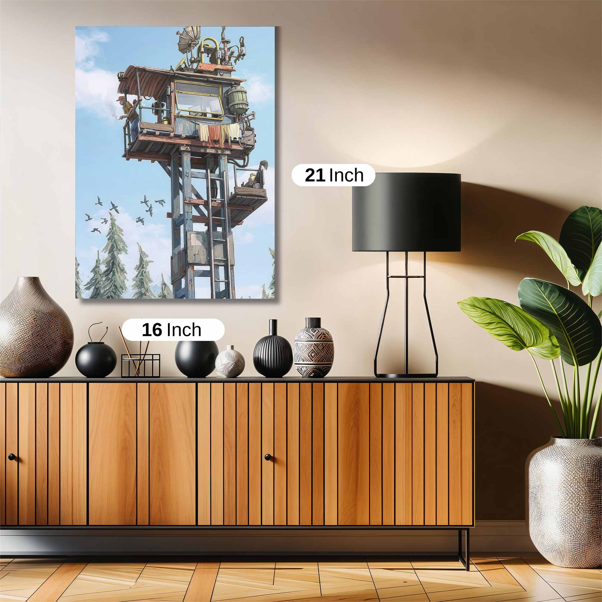 Tower Solitude Safe Wall Magnetic / M