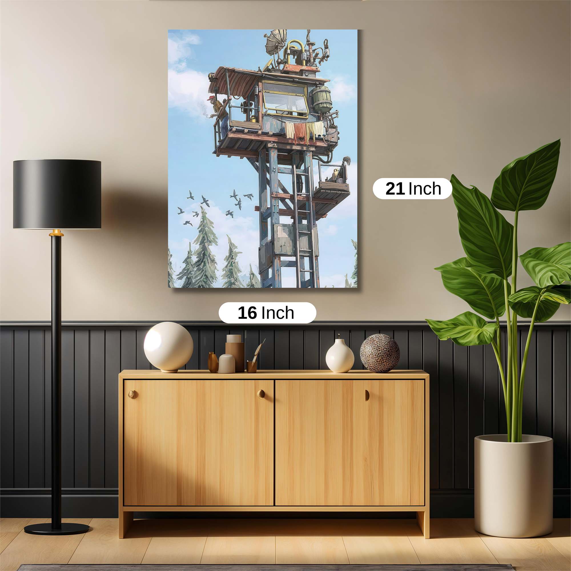 Tower Solitude Safe Wall Magnetic / M