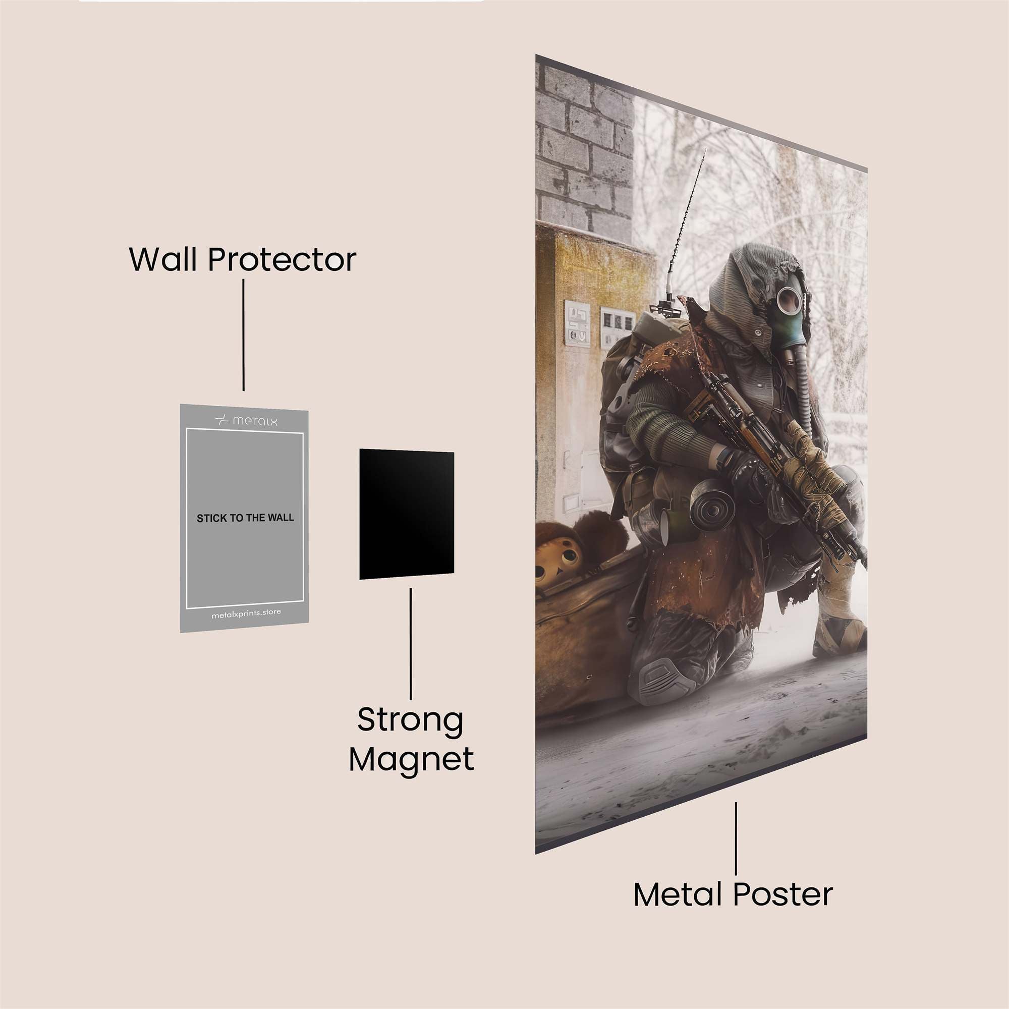 Survivor's Silence Safe Wall Magnetic / M