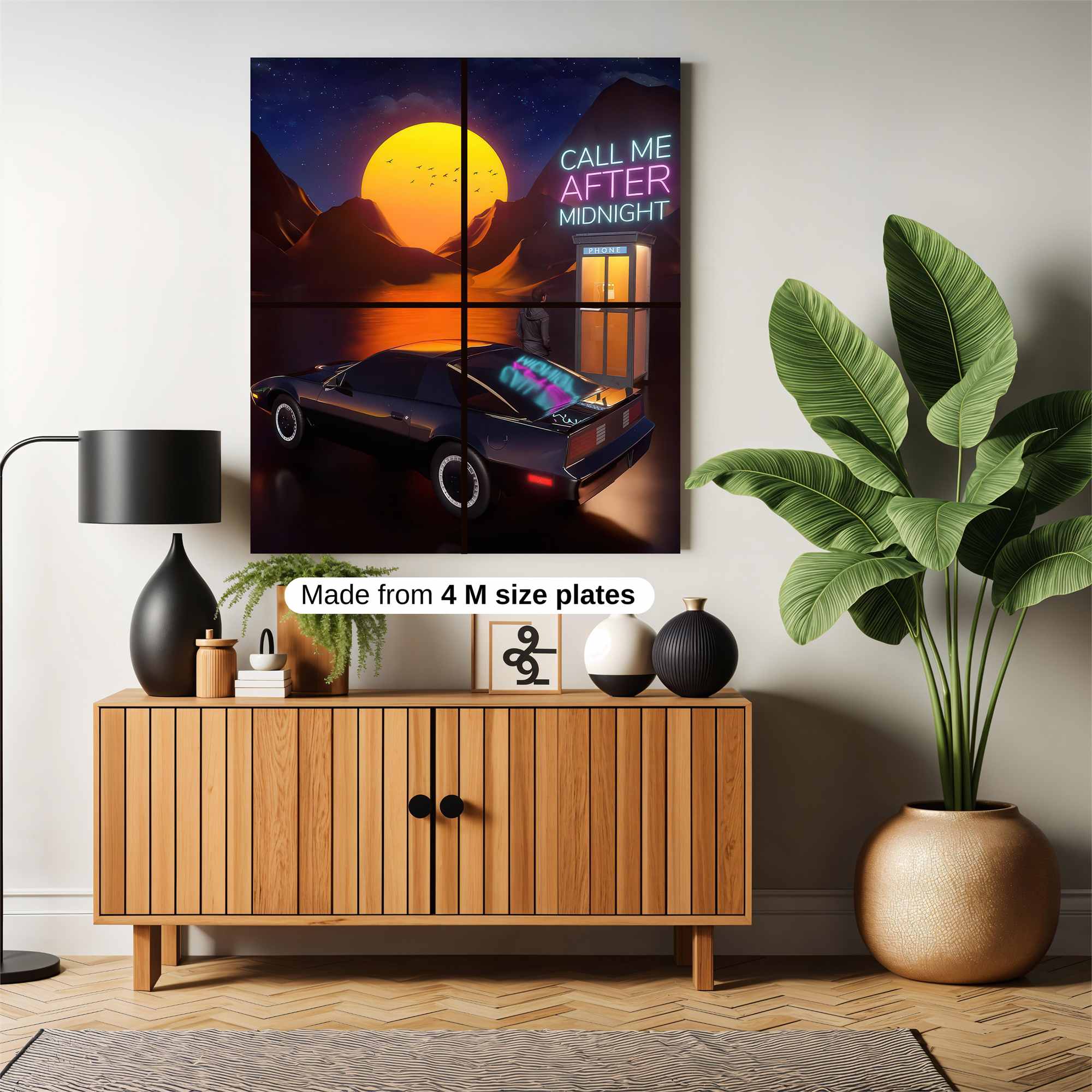 Orbiting Metropolis Safe Wall Magnetic / M