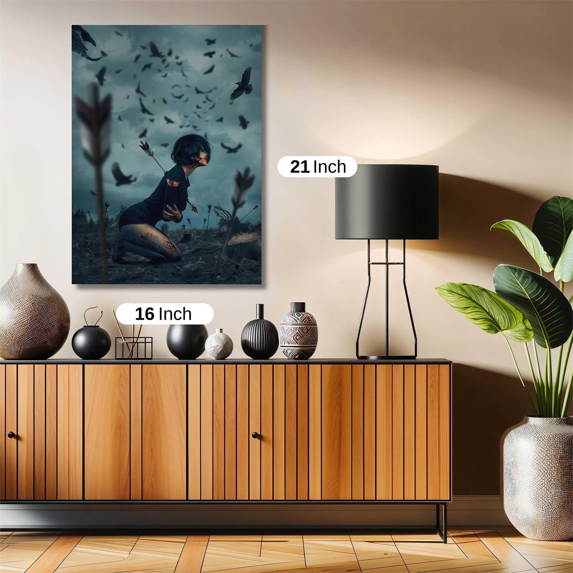 Wounded Reverie Safe Wall Magnetic / M