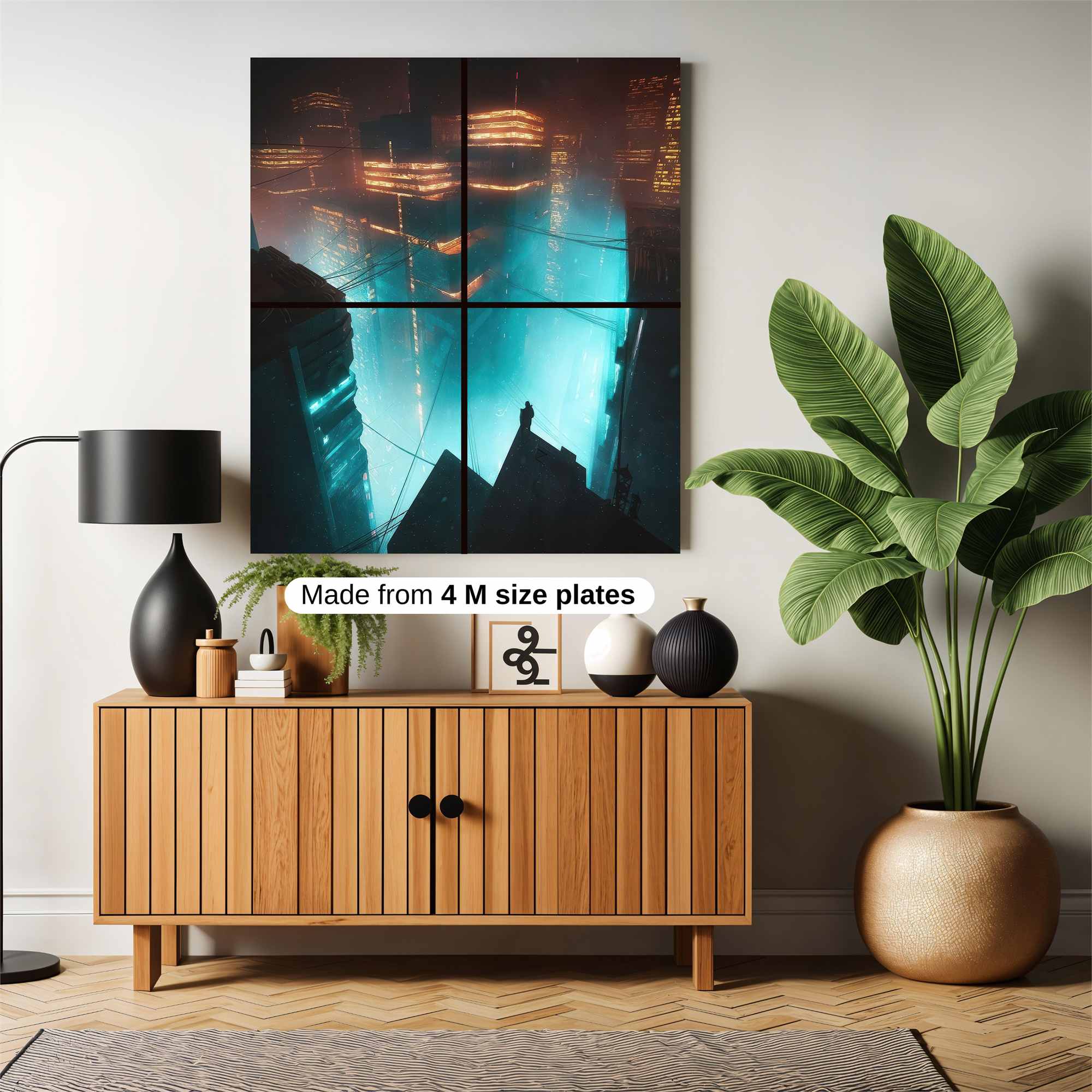 Neon Serenity Safe Wall Magnetic / M