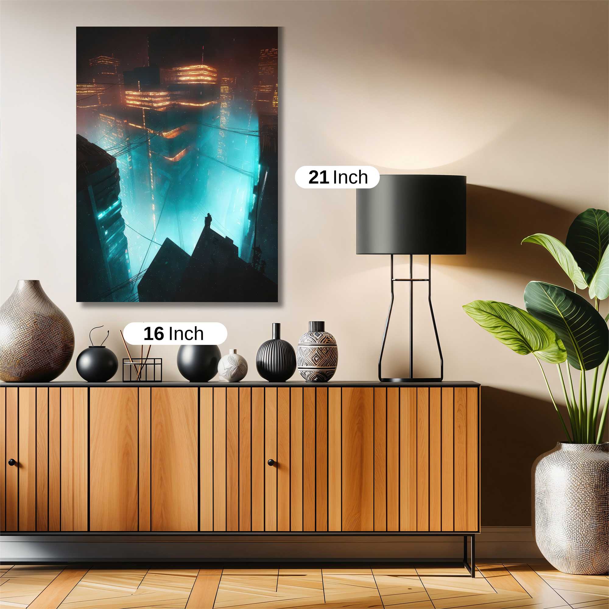 Neon Serenity Safe Wall Magnetic / M