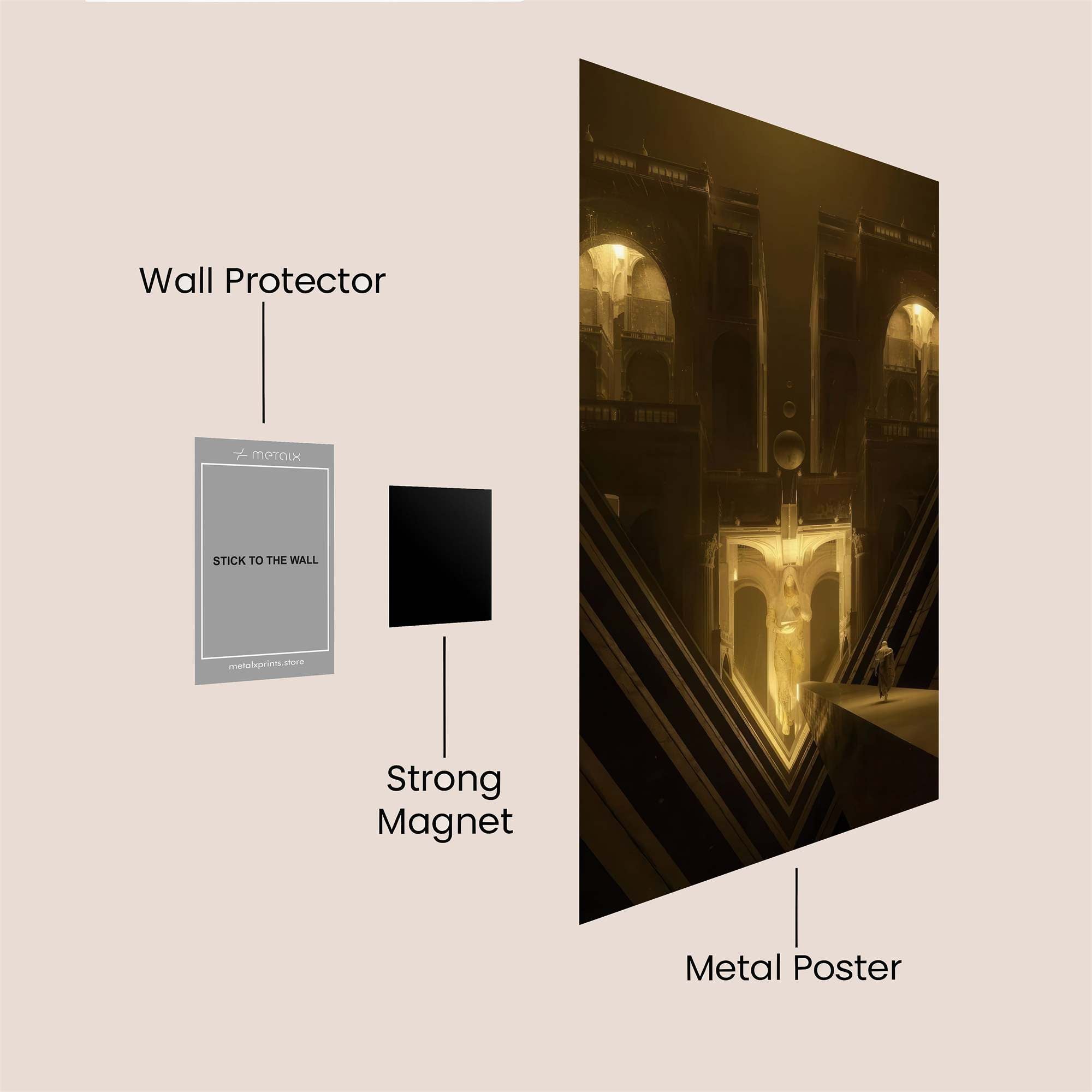 Monumental Reverie Safe Wall Magnetic / M