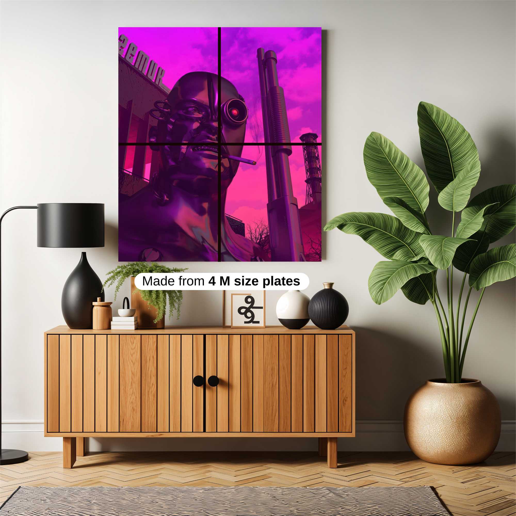 Cybernetic Vigilance Safe Wall Magnetic / M