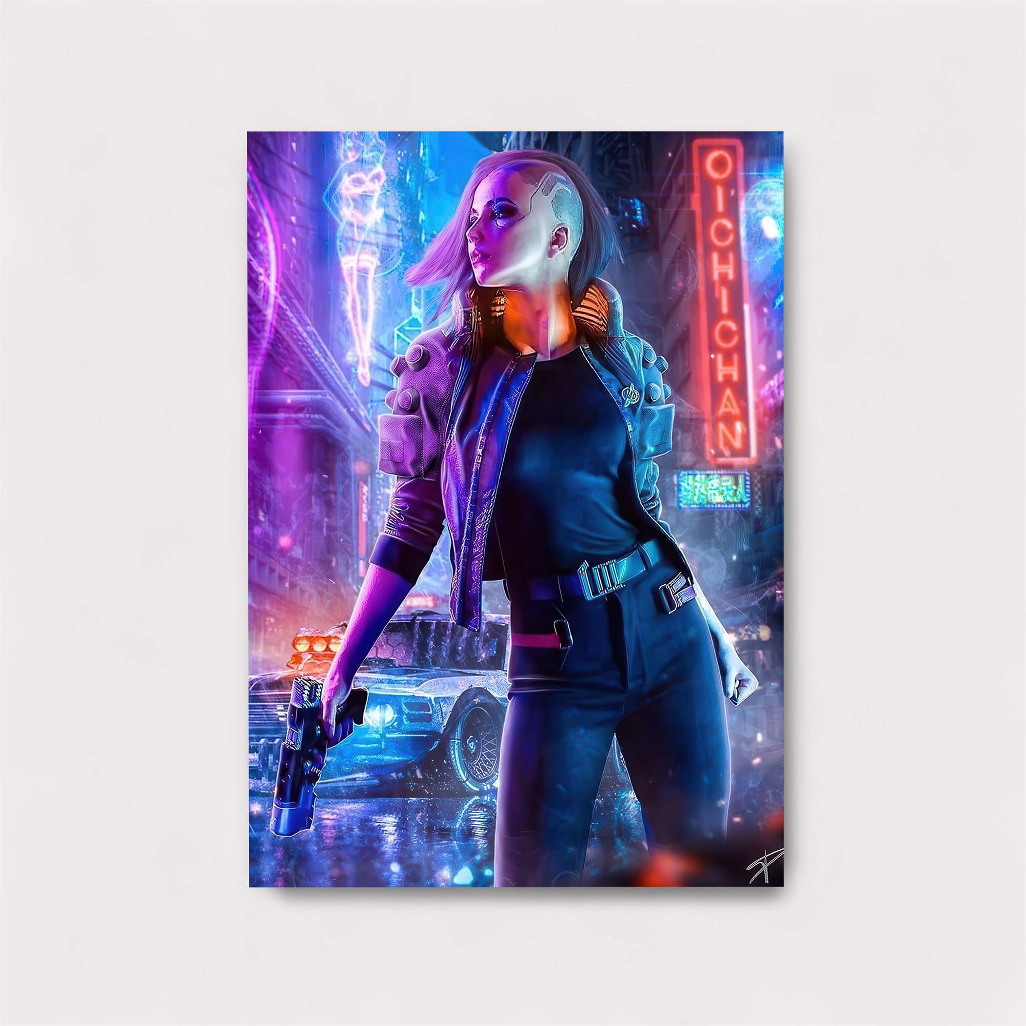 Neon Vigilance Safe Wall Magnetic / M