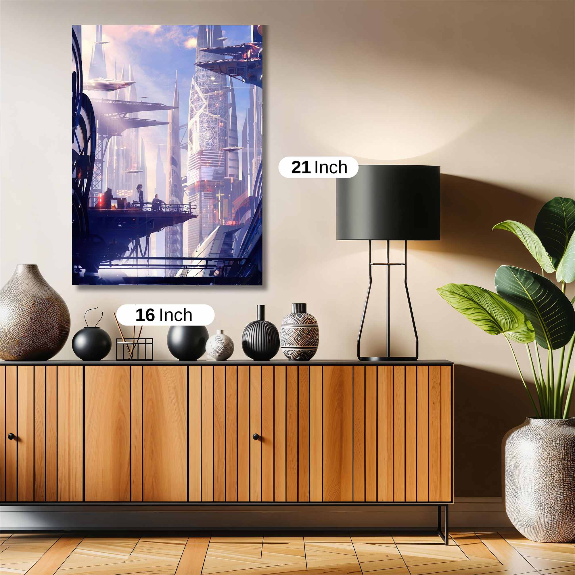 Futuristic Reverie Safe Wall Magnetic / M