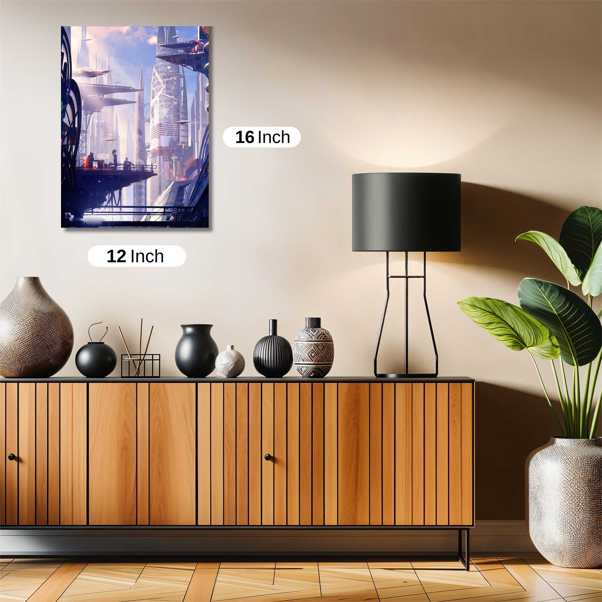 Futuristic Reverie Safe Wall Magnetic / M