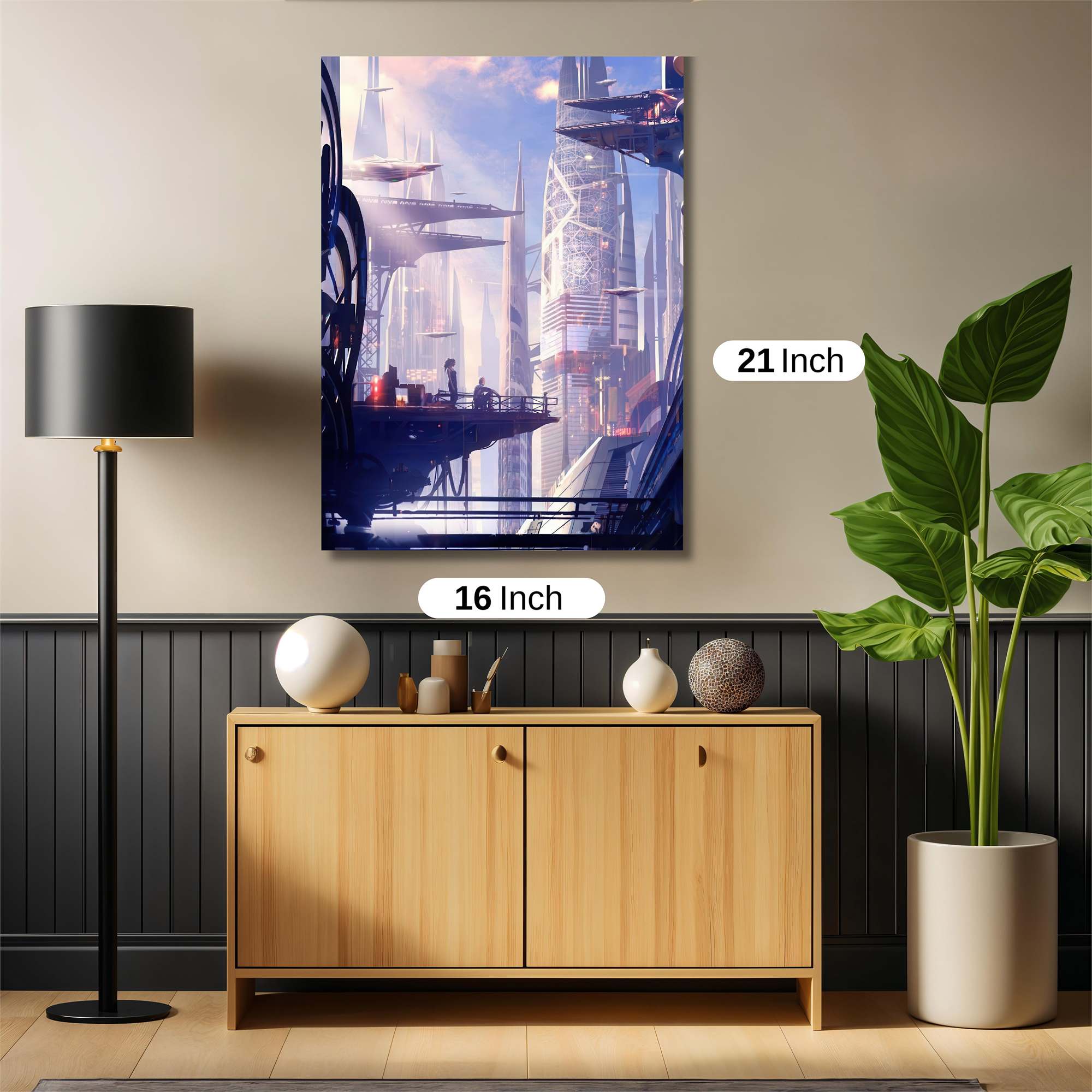 Futuristic Reverie Safe Wall Magnetic / M