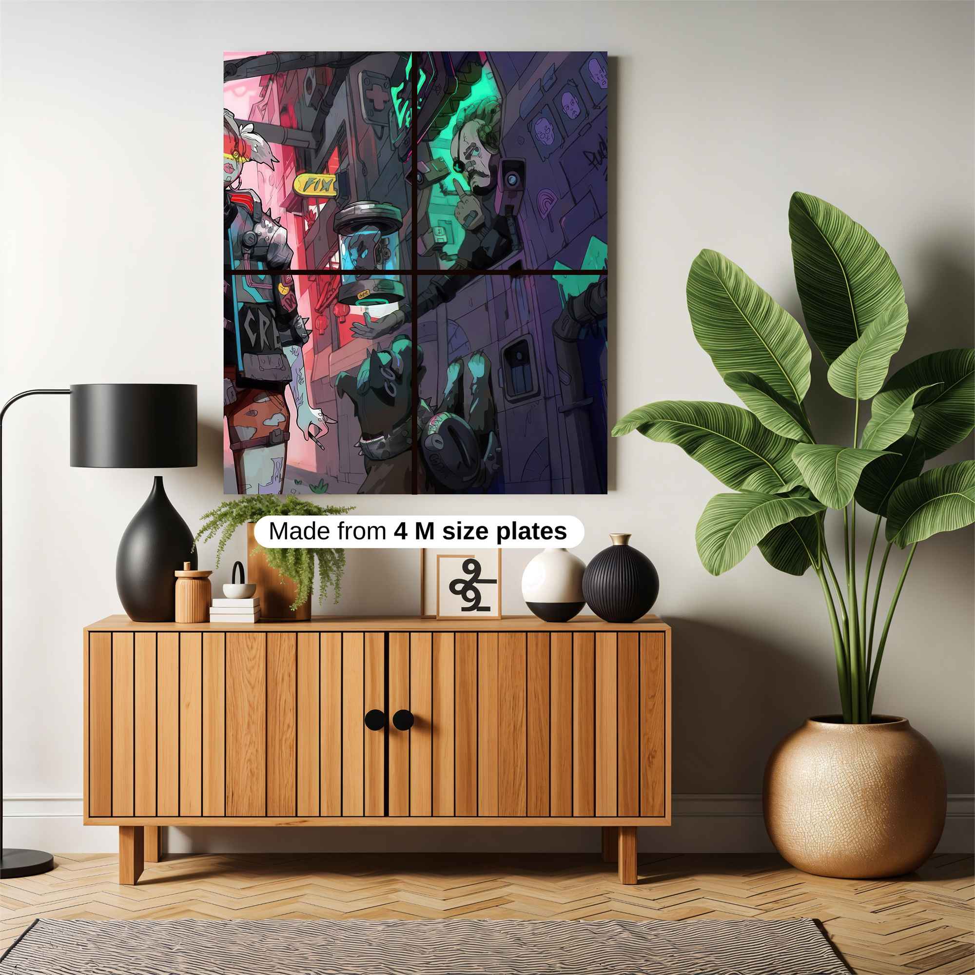 Cyberpunk Vibrance Safe Wall Magnetic / M