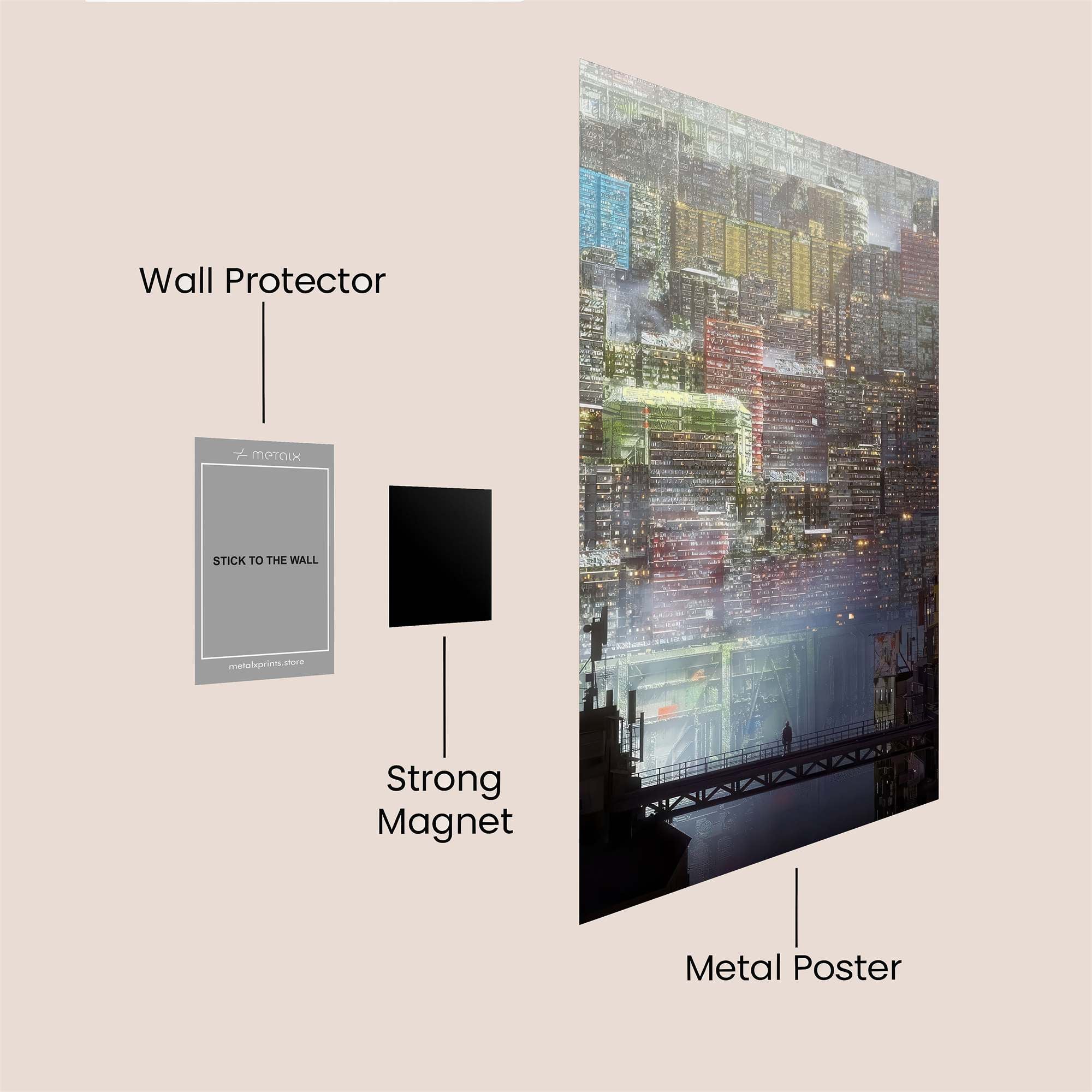 Urban Magnitude Safe Wall Magnetic / M