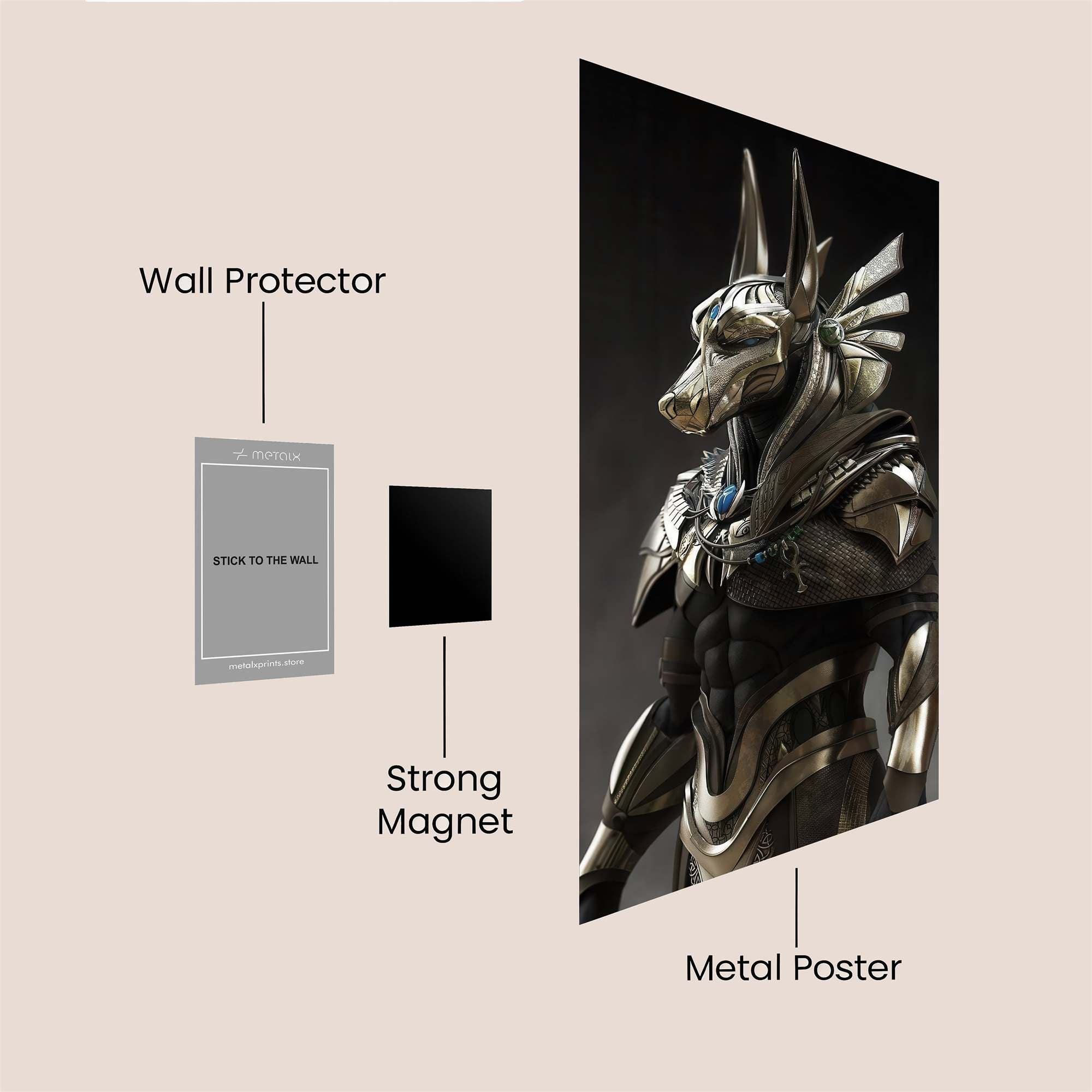 Anubis Majesty Safe Wall Magnetic / M