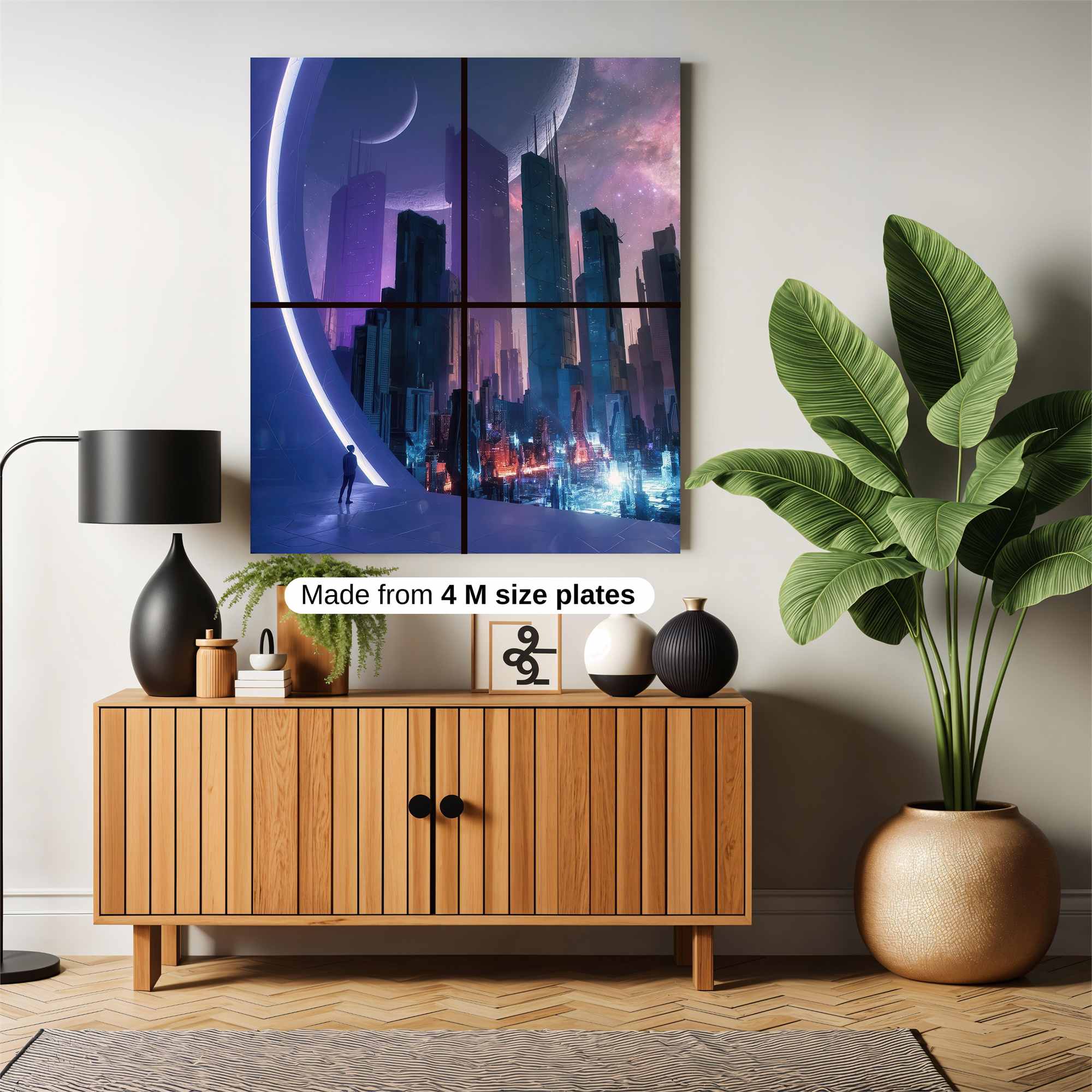 Futuristic Reverie Safe Wall Magnetic / M