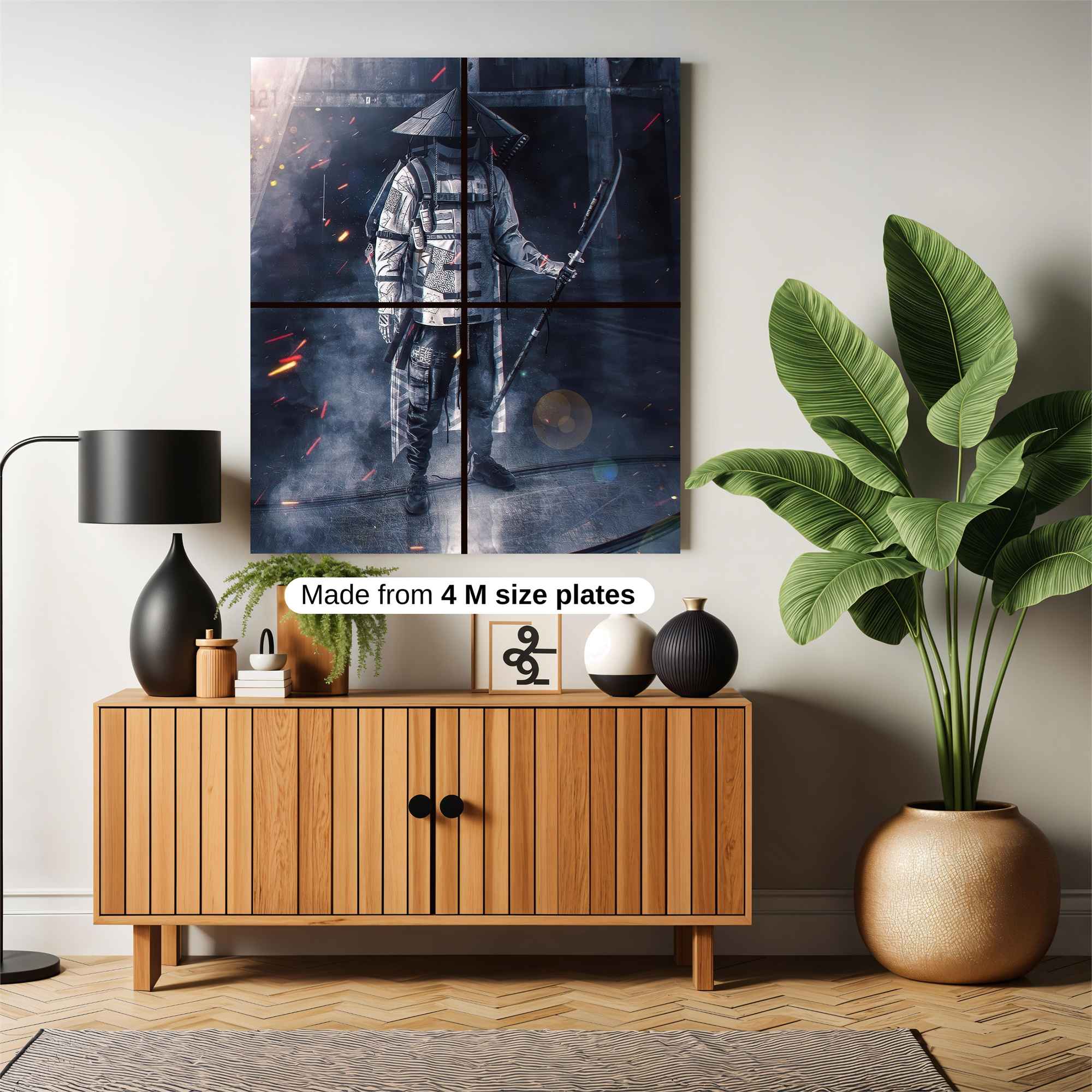 Cyber Samurai Safe Wall Magnetic / M