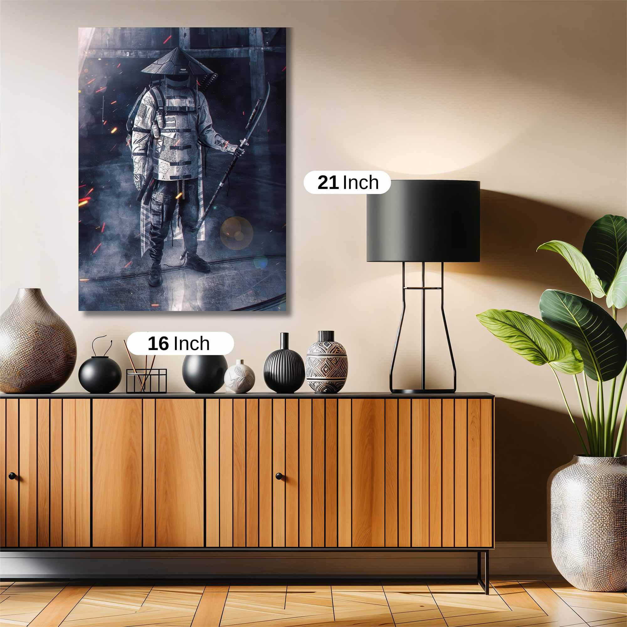 Cyber Samurai Safe Wall Magnetic / M