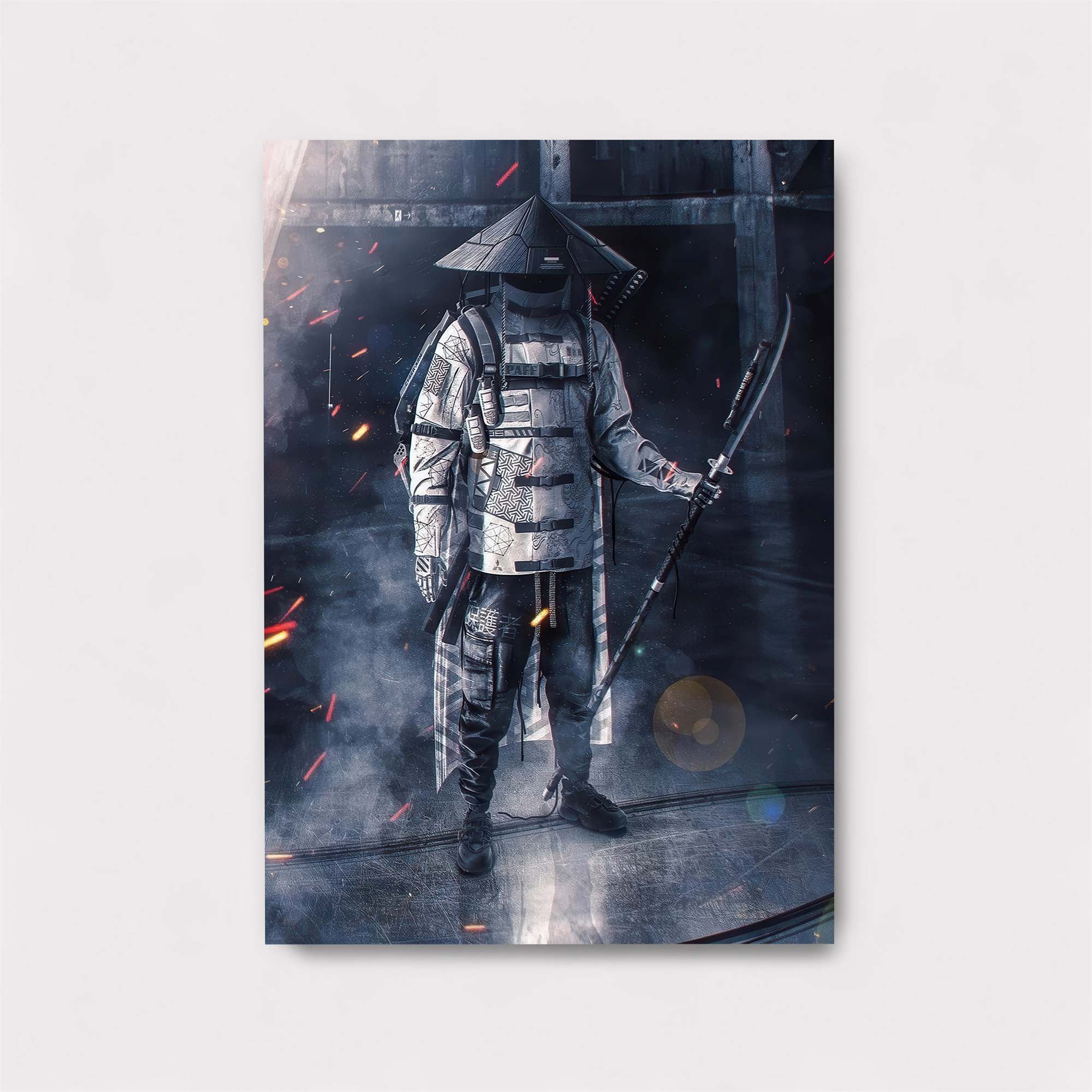Cyber Samurai Safe Wall Magnetic / M