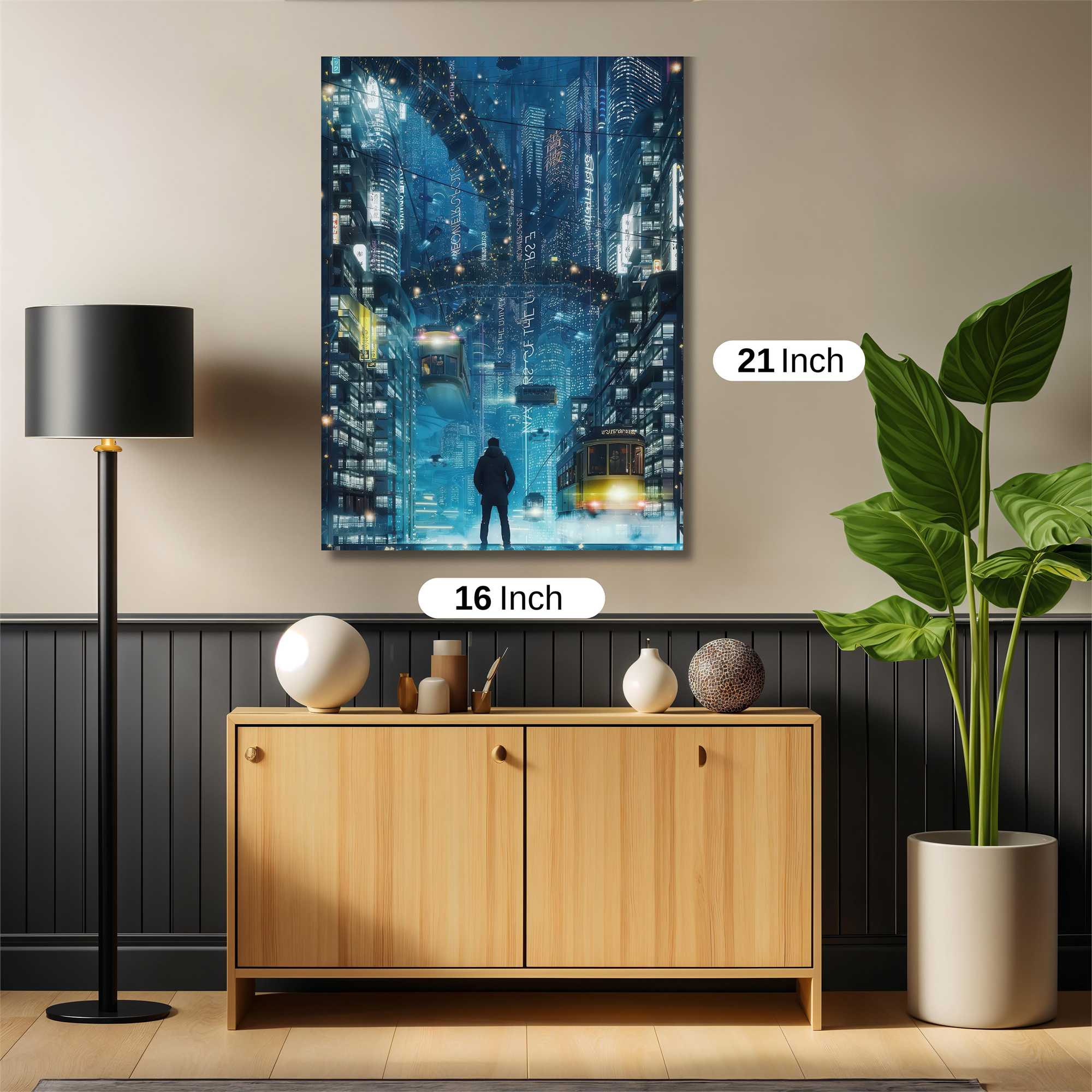 Futuristic Enigma Safe Wall Magnetic / M