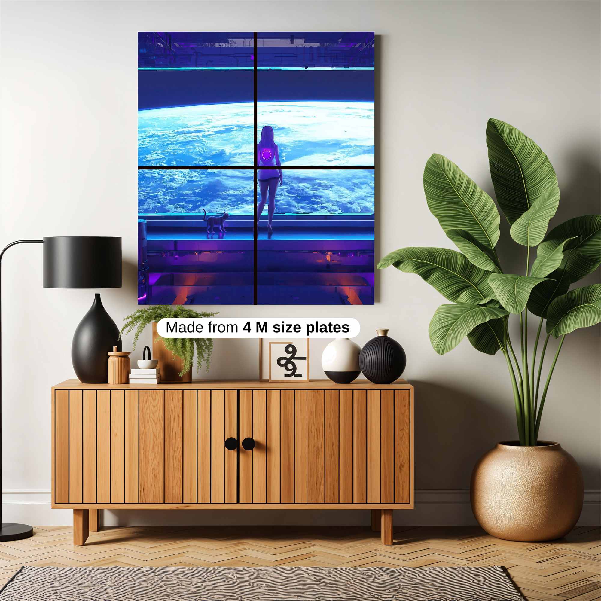 Cosmic Contemplation Safe Wall Magnetic / M