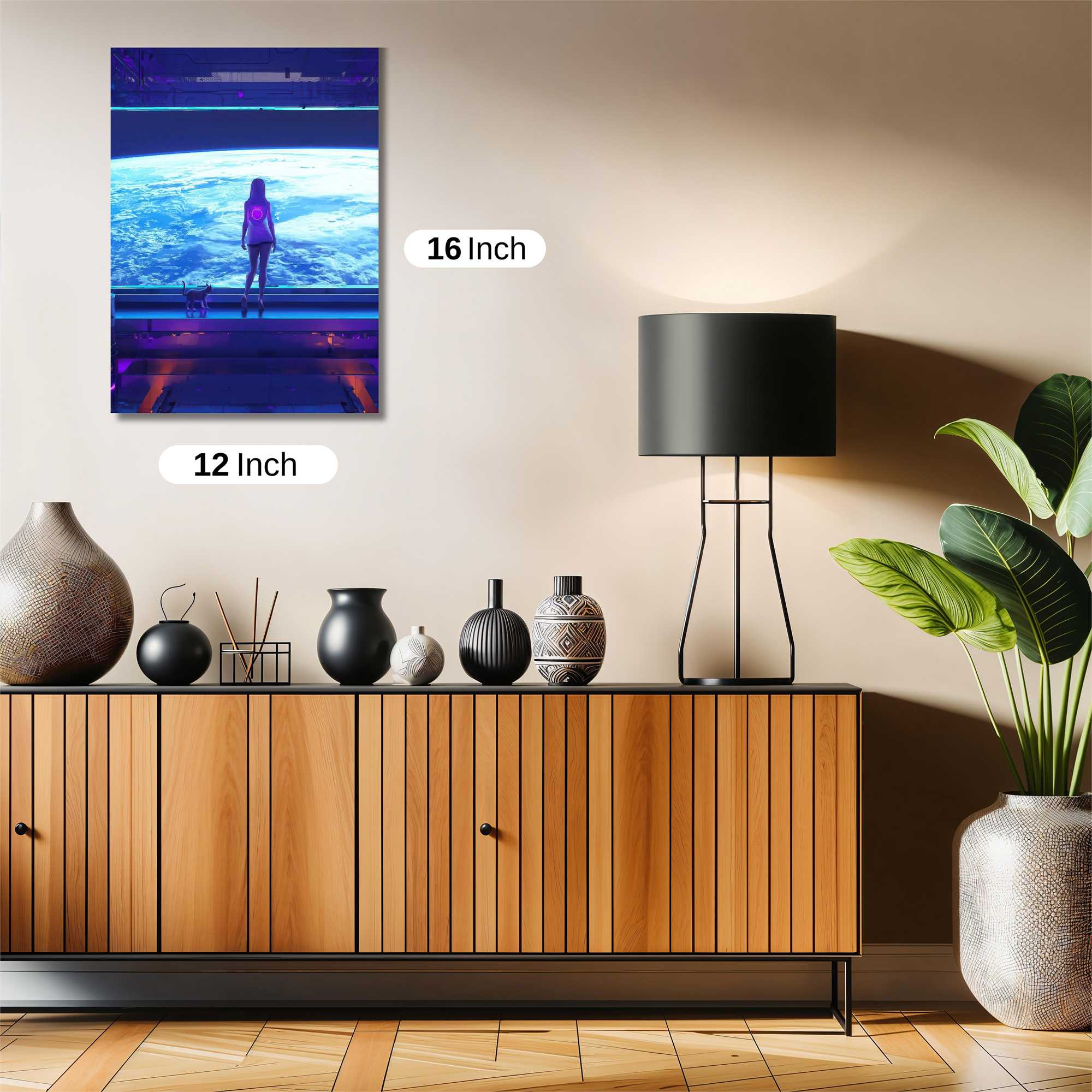 Cosmic Contemplation Safe Wall Magnetic / M