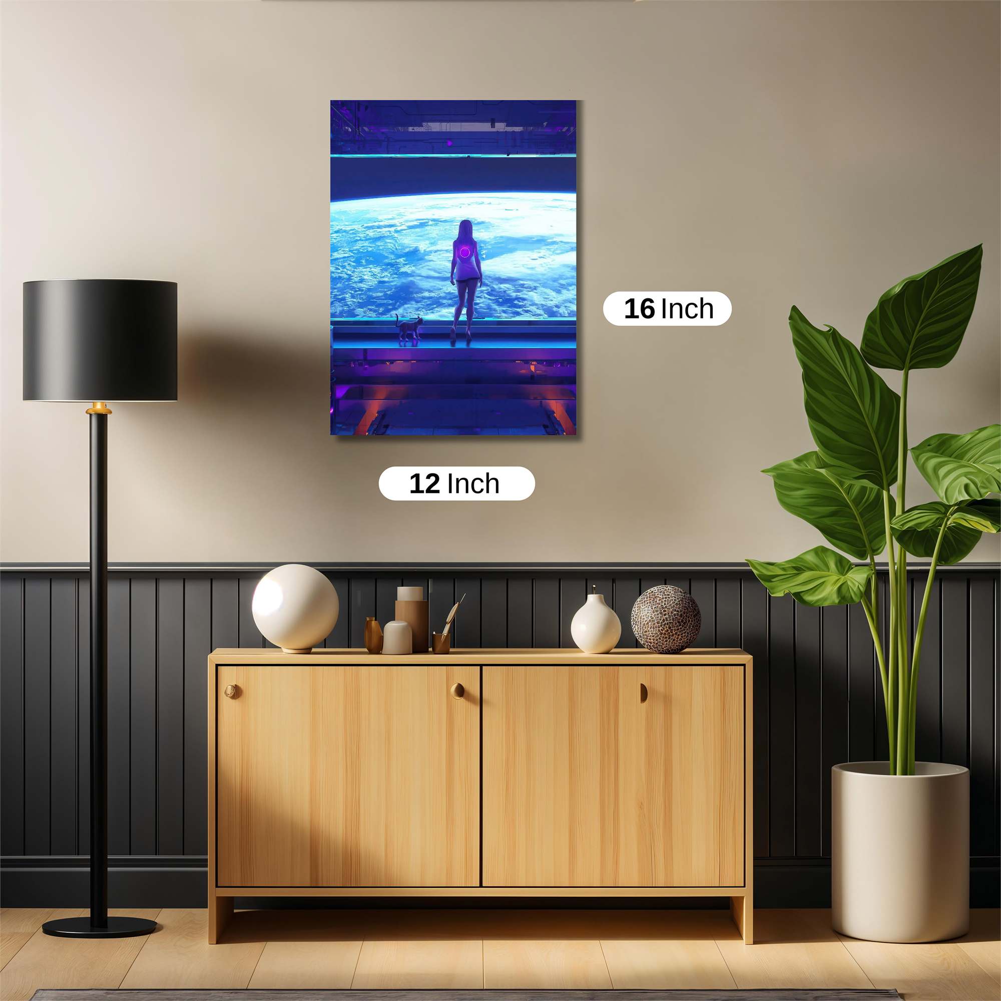 Cosmic Contemplation Safe Wall Magnetic / M