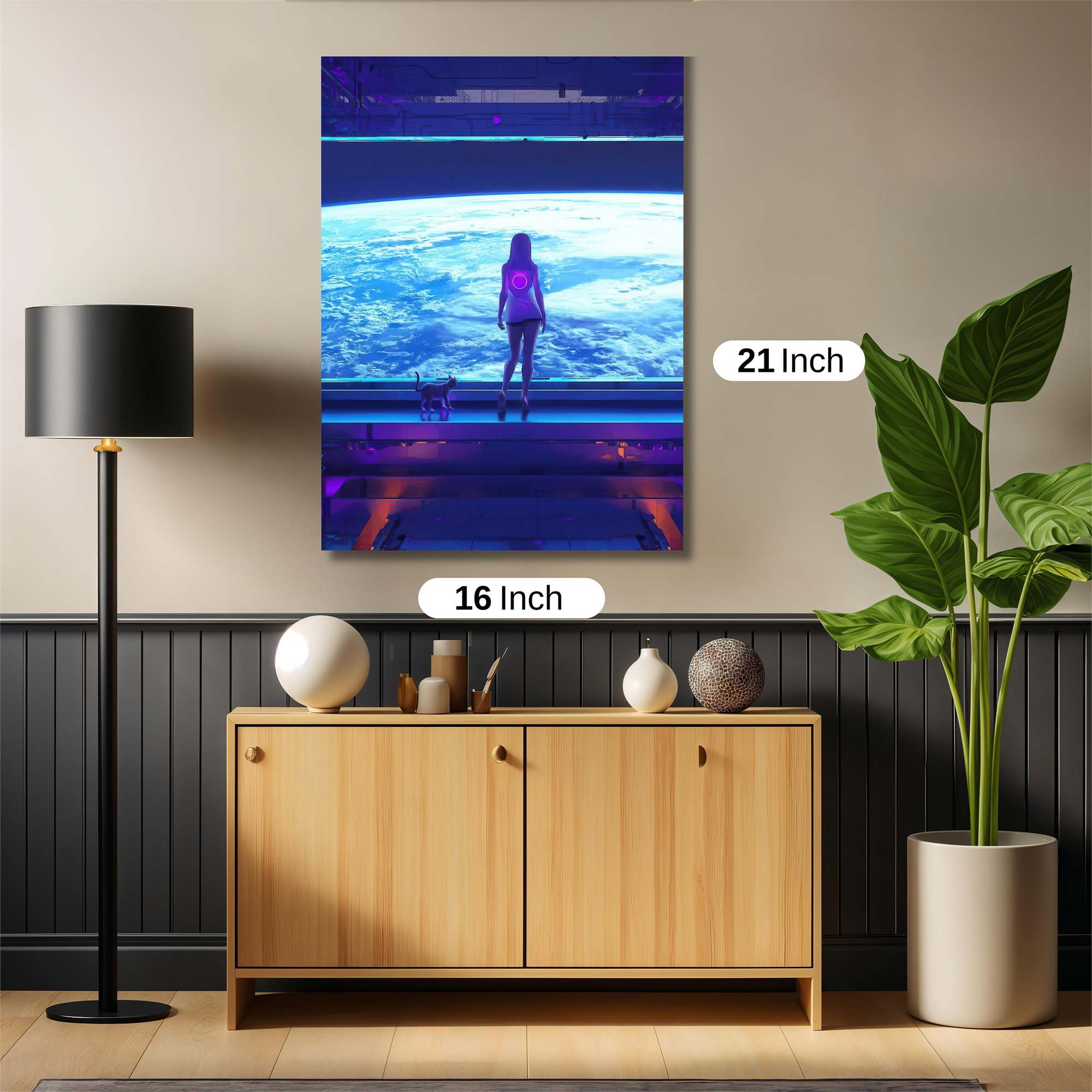 Cosmic Contemplation Safe Wall Magnetic / M