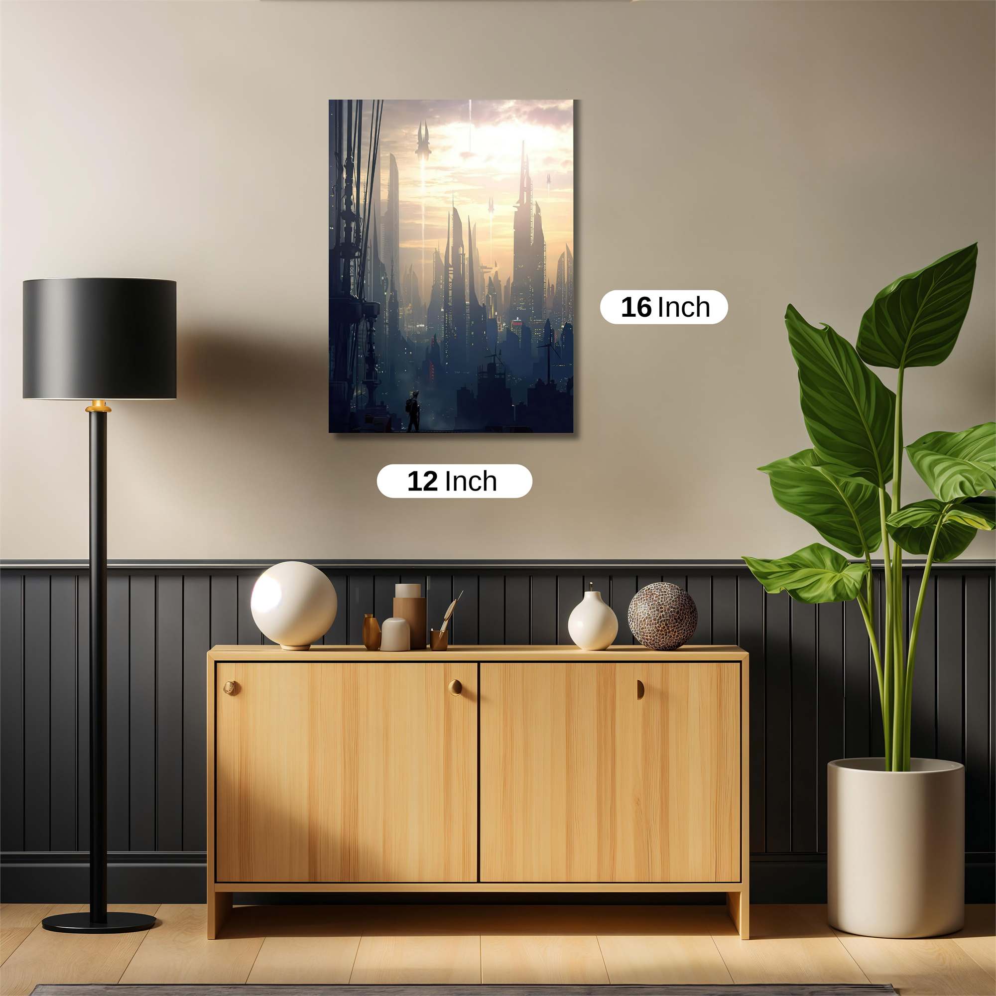 Futuristic Reverie Safe Wall Magnetic / M