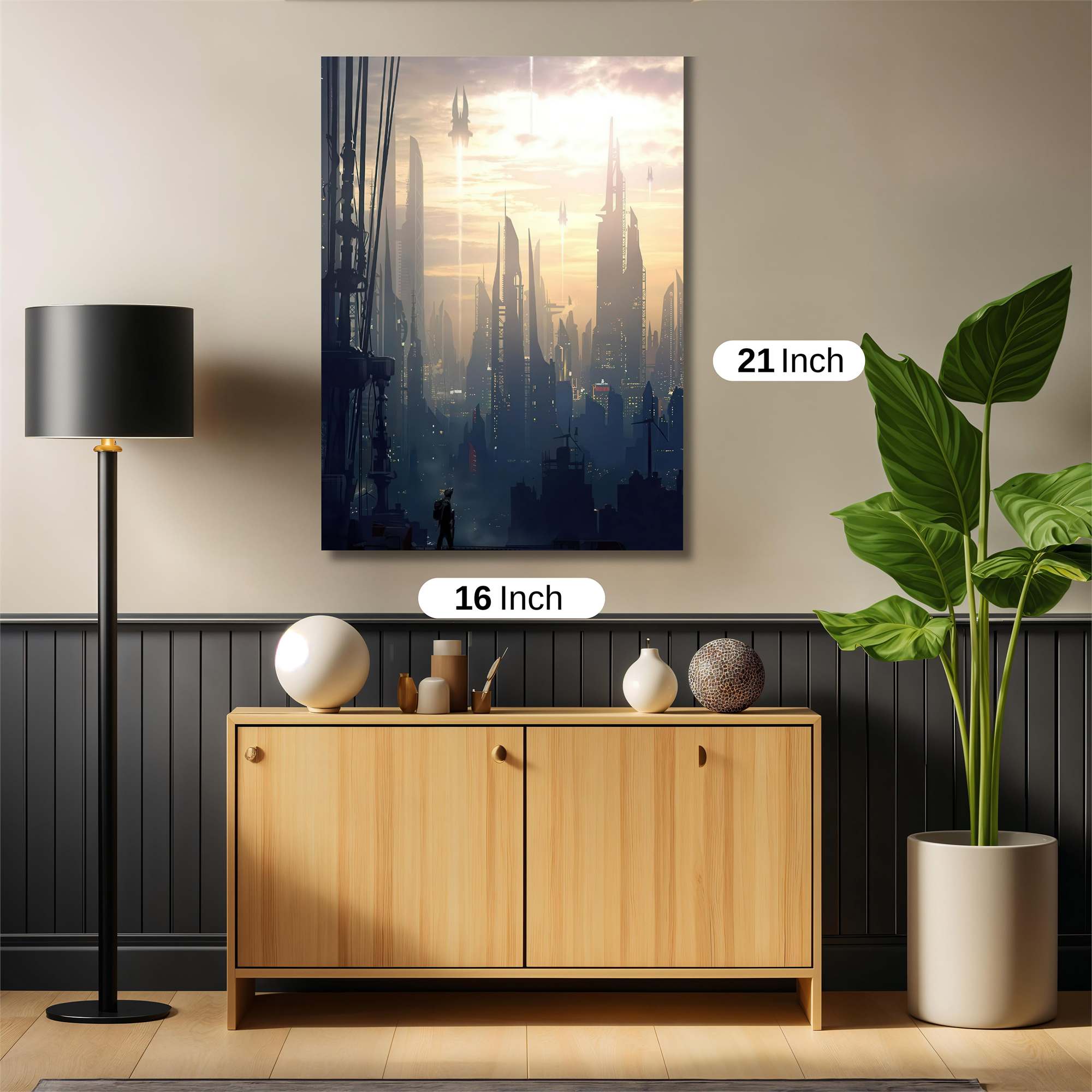 Futuristic Reverie Safe Wall Magnetic / M