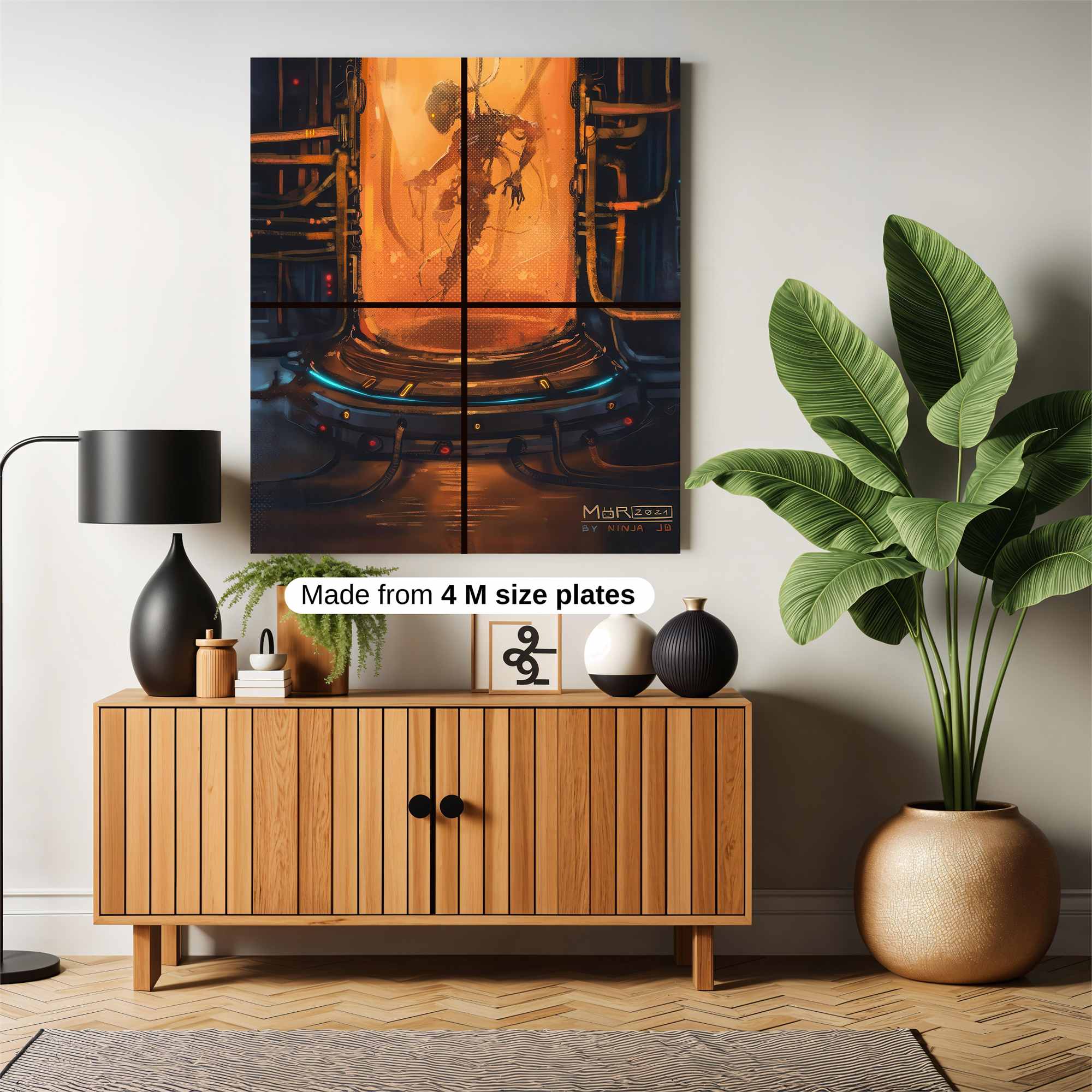 Cybernetic Reverie Safe Wall Magnetic / M