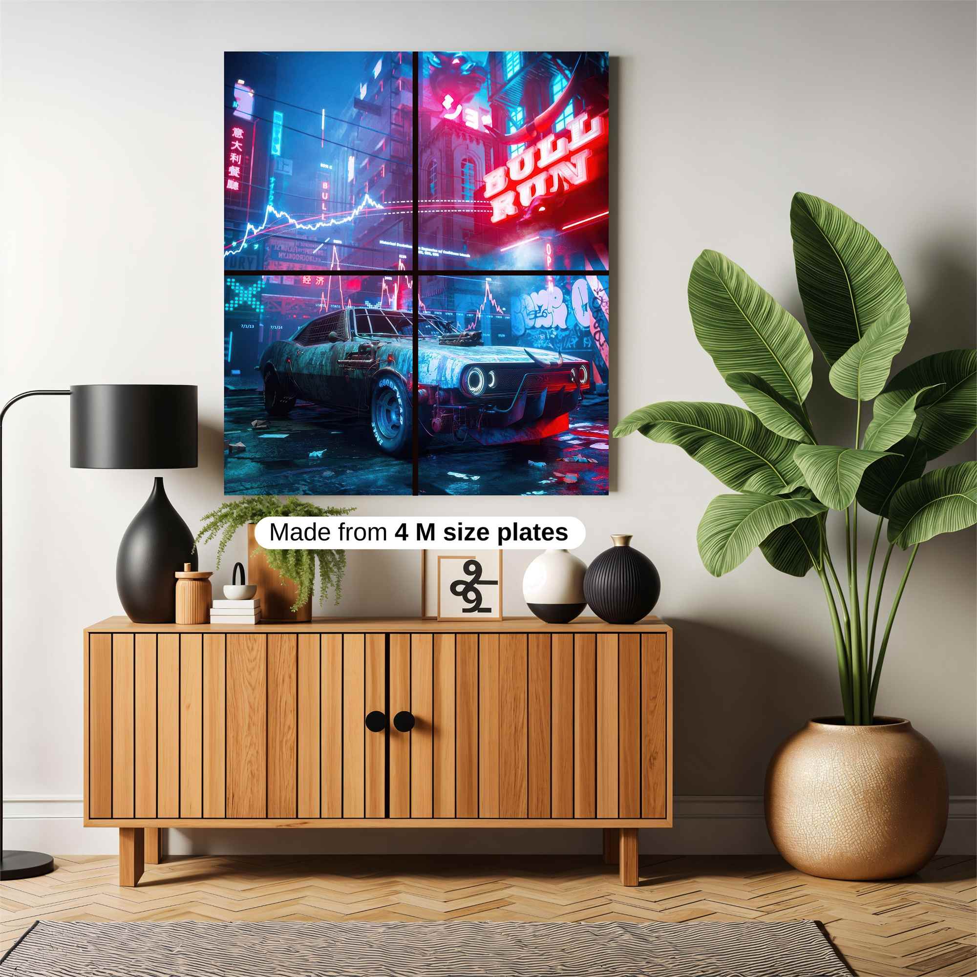 Neon Velocity Safe Wall Magnetic / M