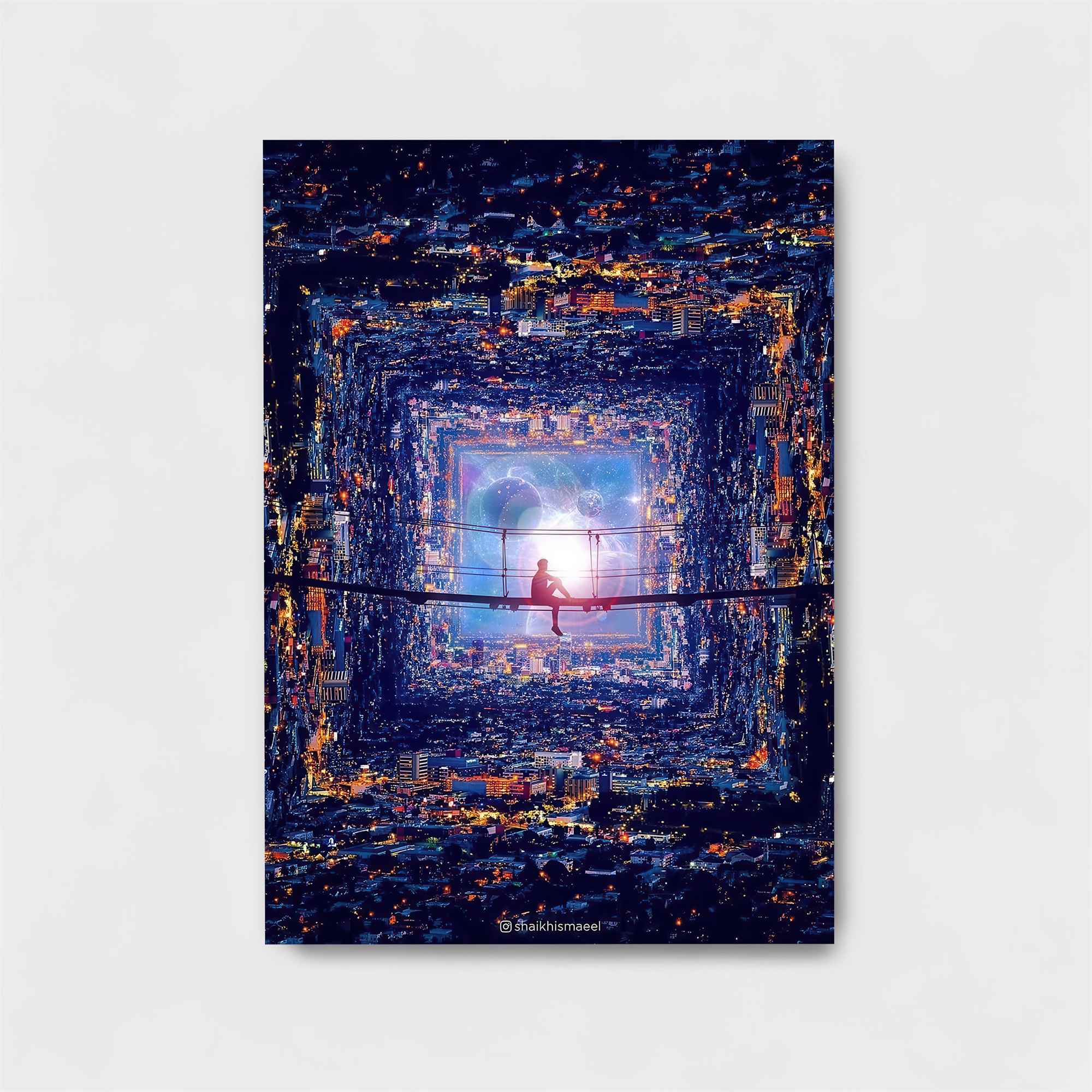 Neon Serenity Safe Wall Magnetic / M