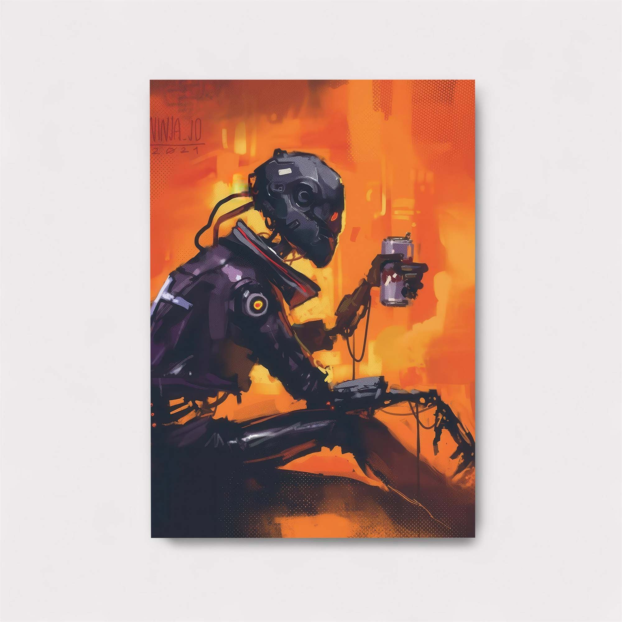 Robotic Tranquility Safe Wall Magnetic / M