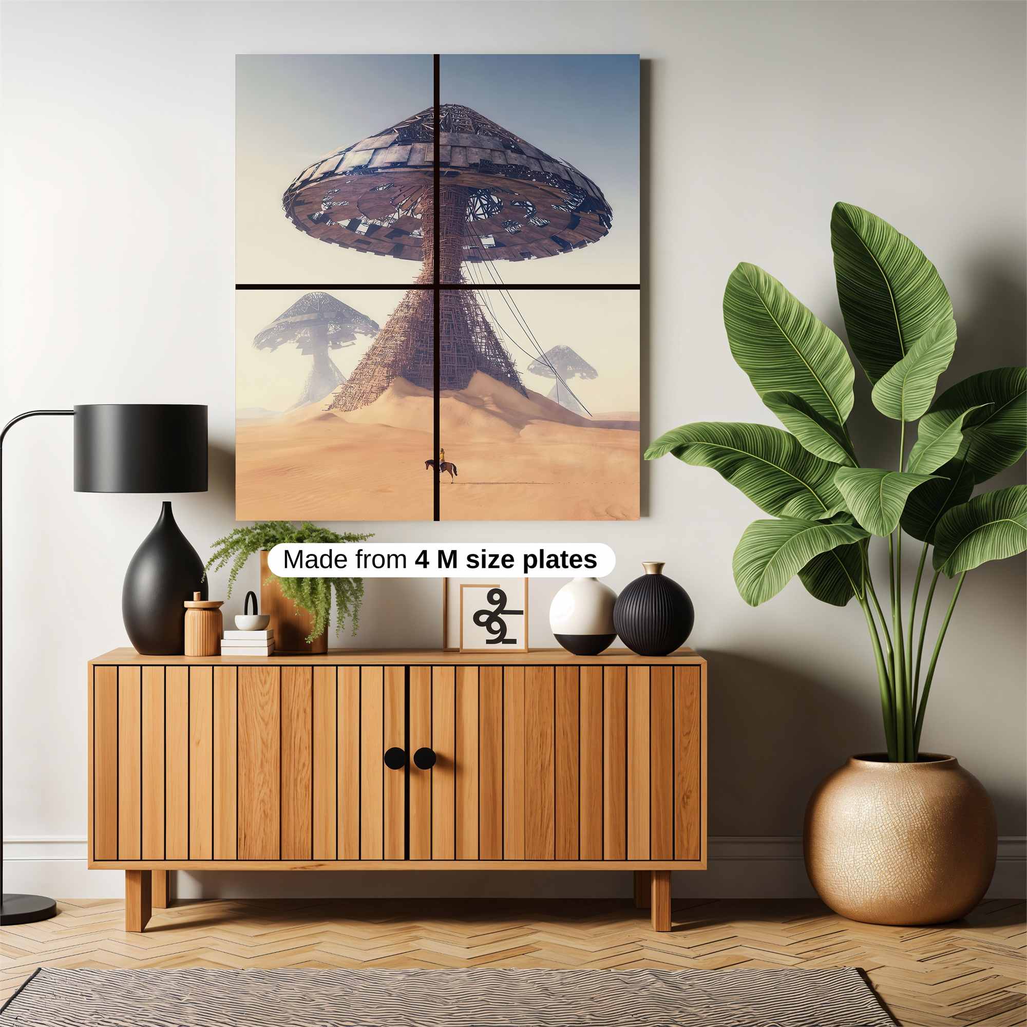 Mushroom Mirage Safe Wall Magnetic / M