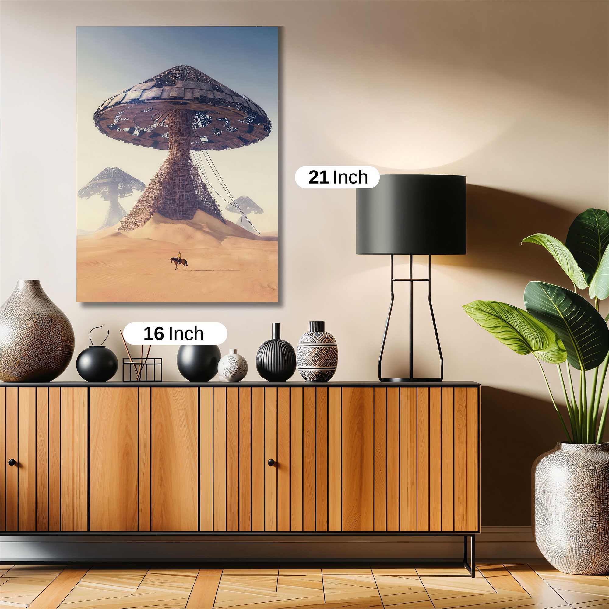 Mushroom Mirage Safe Wall Magnetic / M